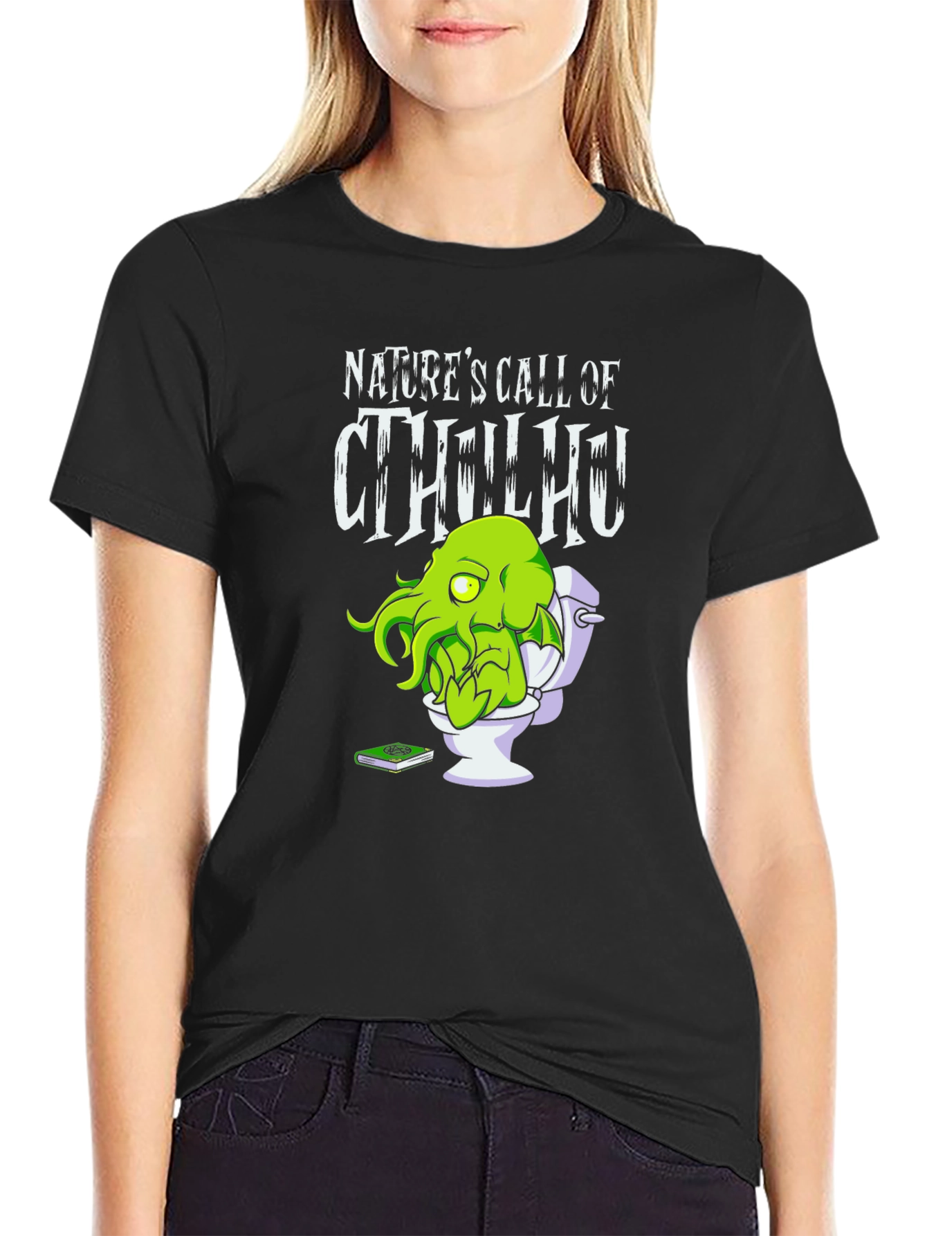 Natures Call of Cthulhu Graphic Tee - Black