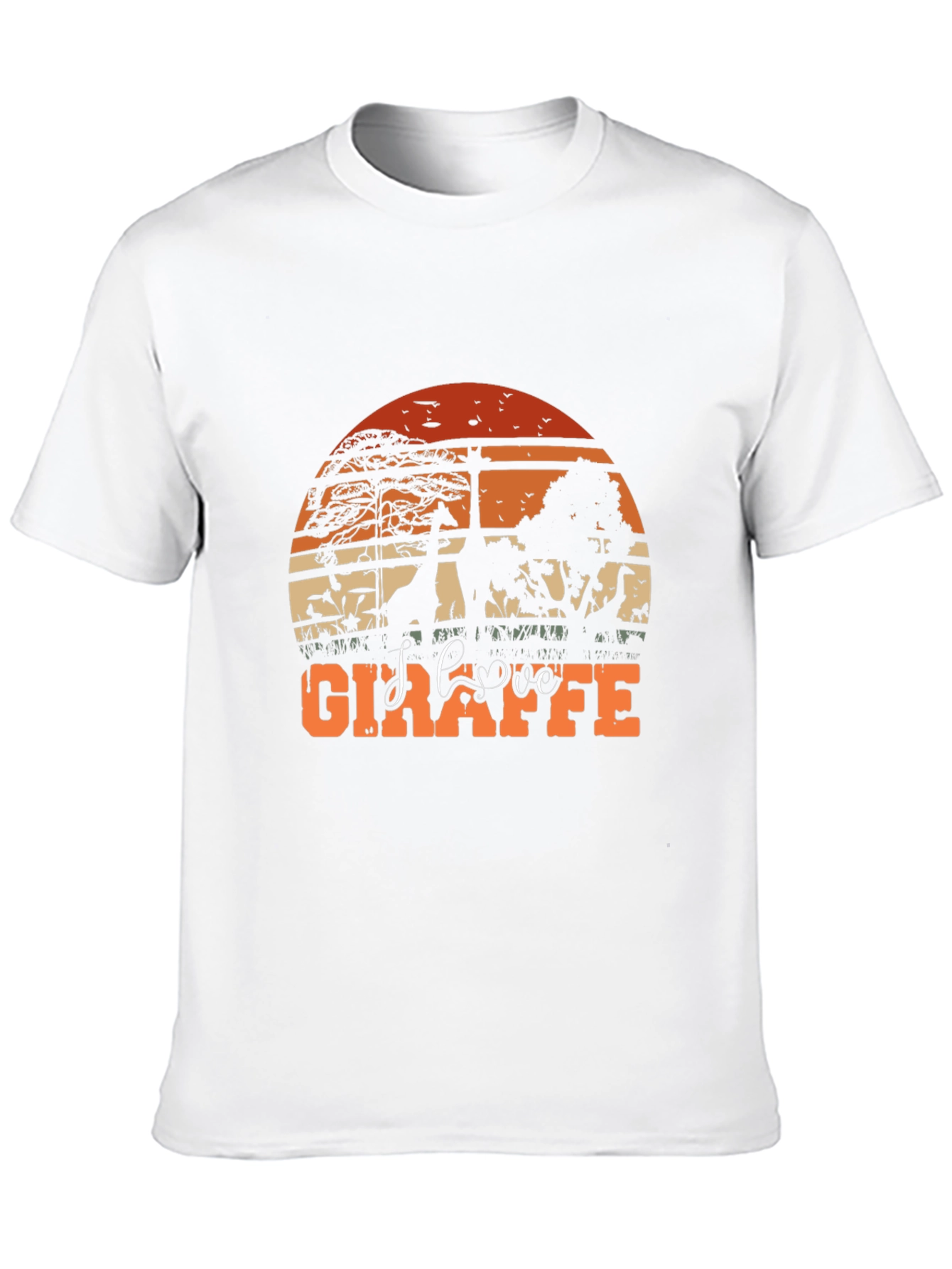 Sunset Giraffe Graphic Tee