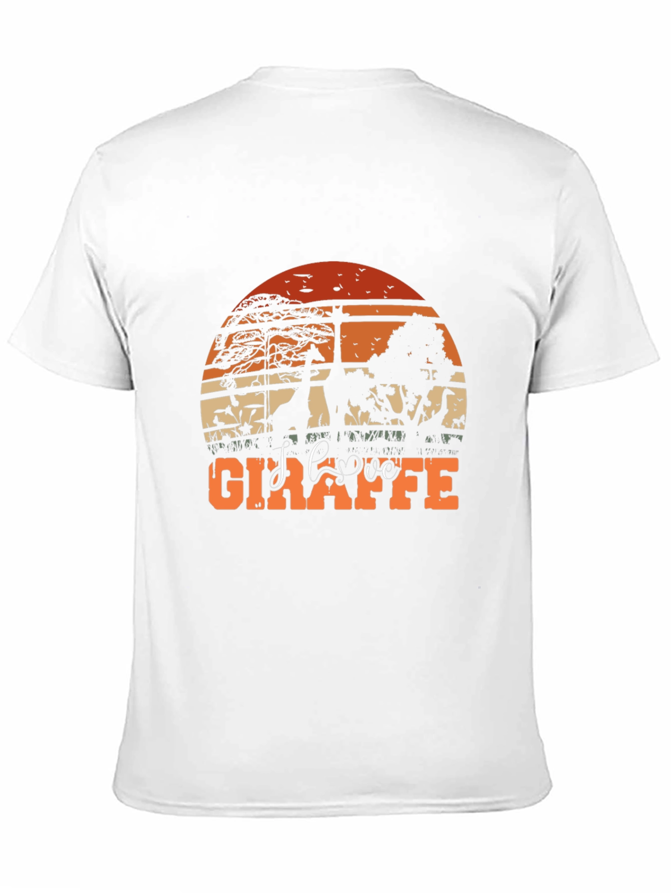 Sunset Giraffe Graphic Tee