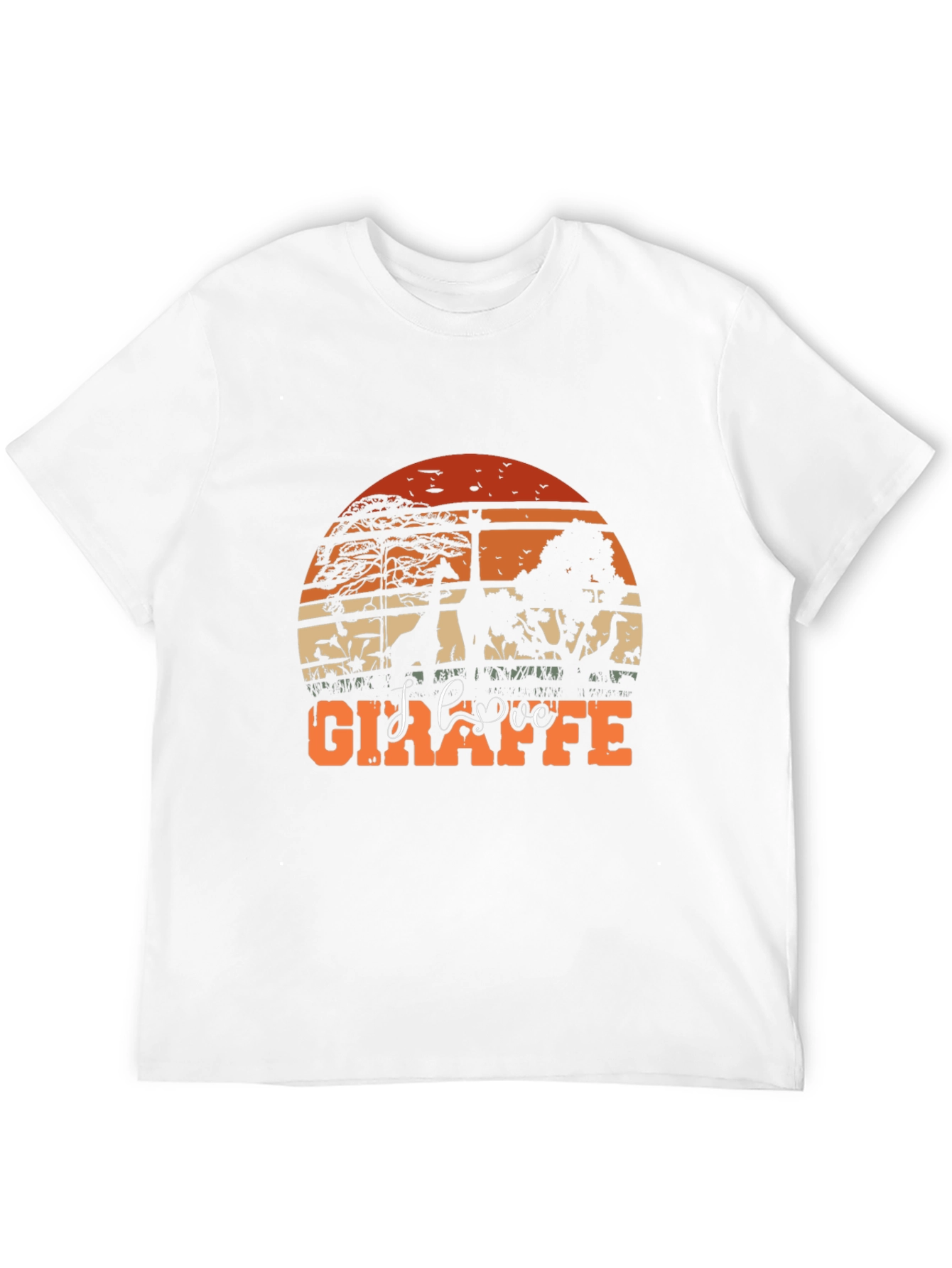 Sunset Giraffe Graphic Tee