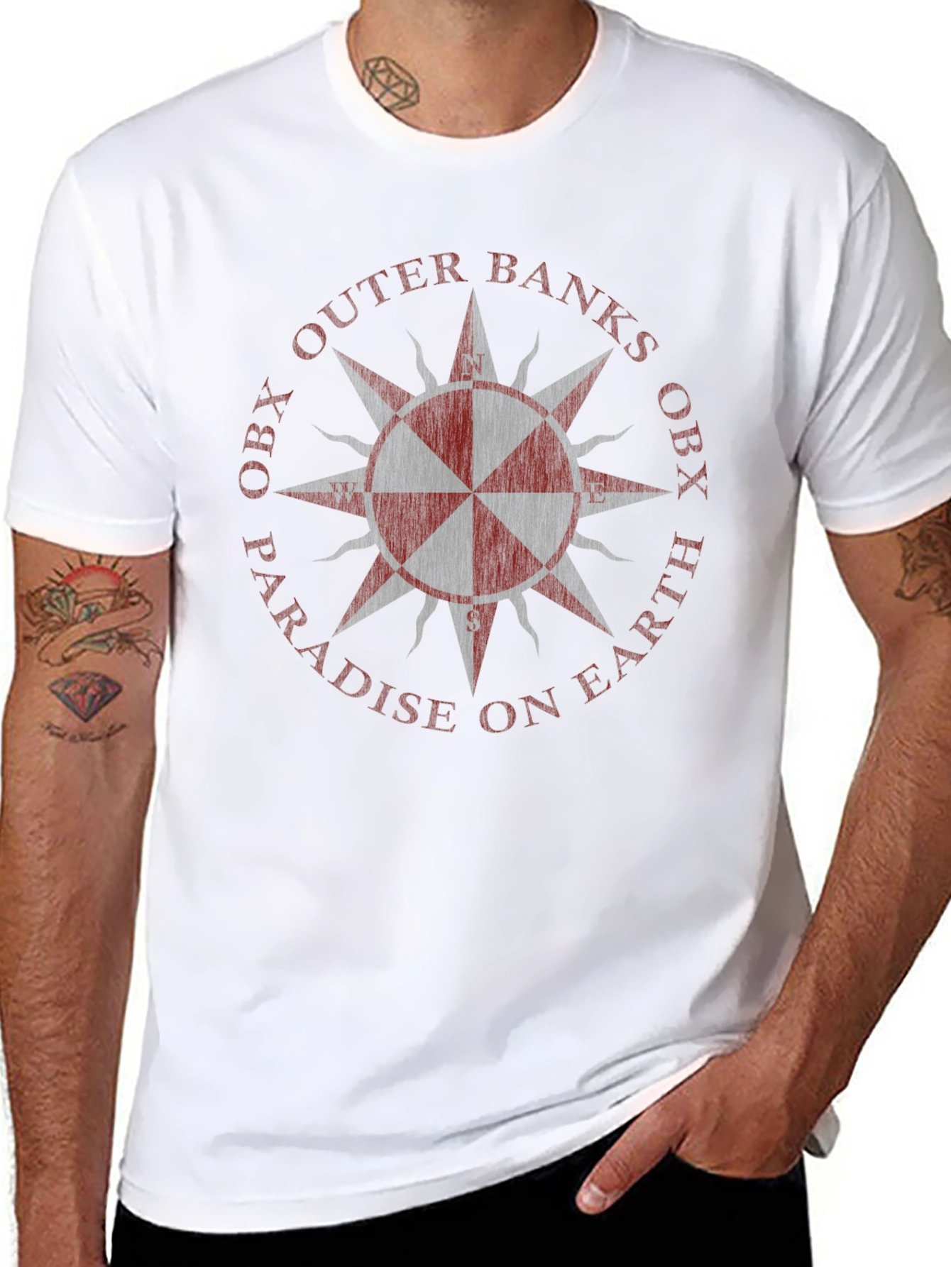 Outer Banks Compass T-Shirt - Paradise on Earth