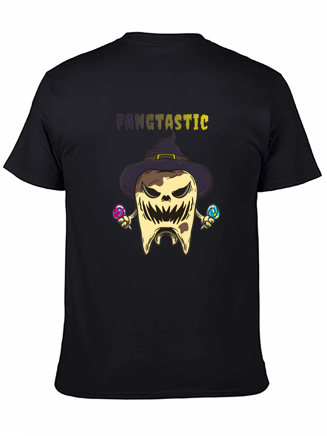 Fangtastic Halloween Tooth Graphic Tee