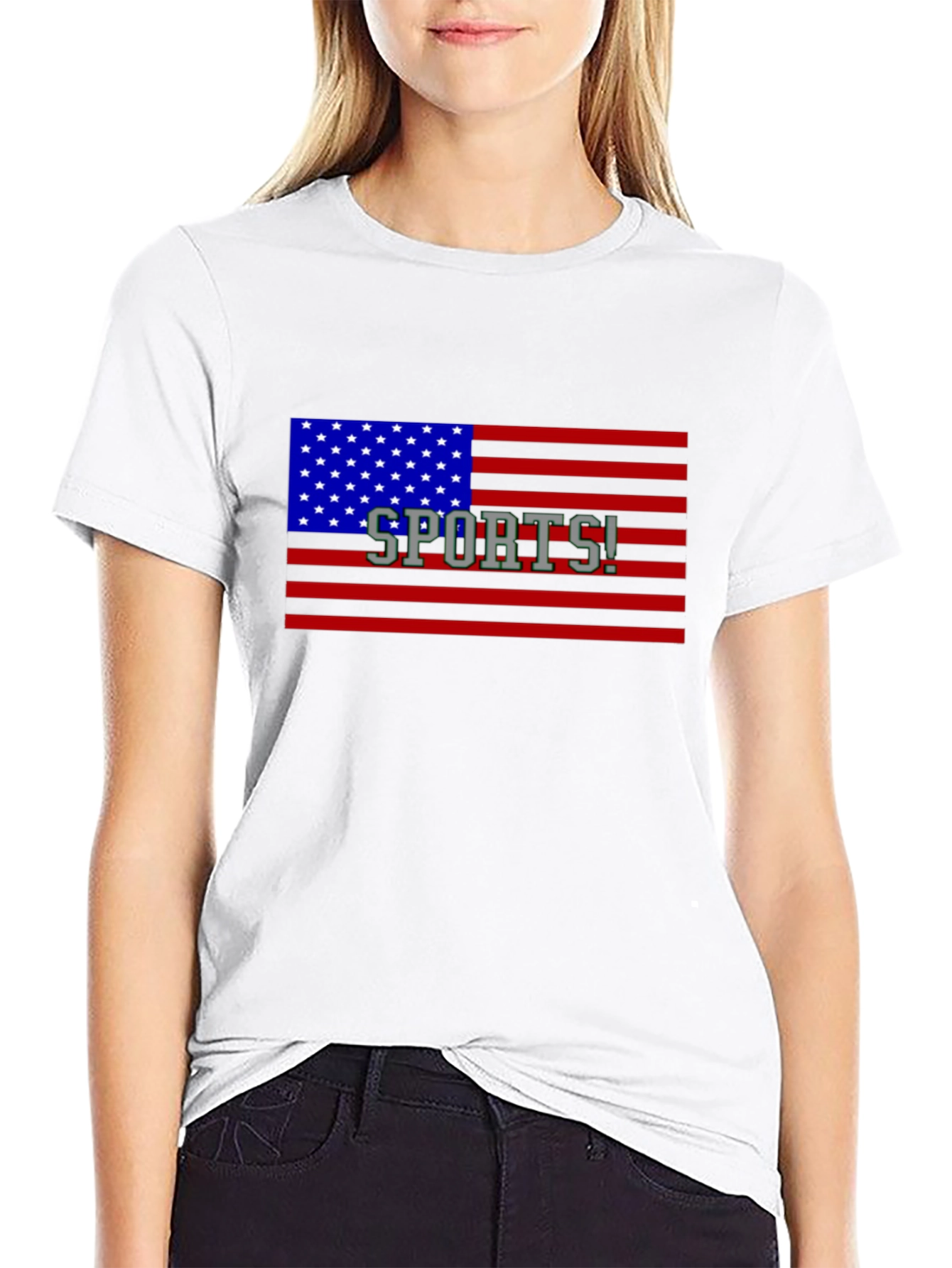 American Flag Sports! Graphic T-Shirt