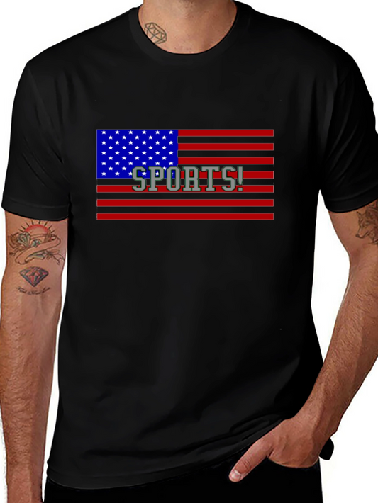 American Flag Sports! Graphic T-Shirt