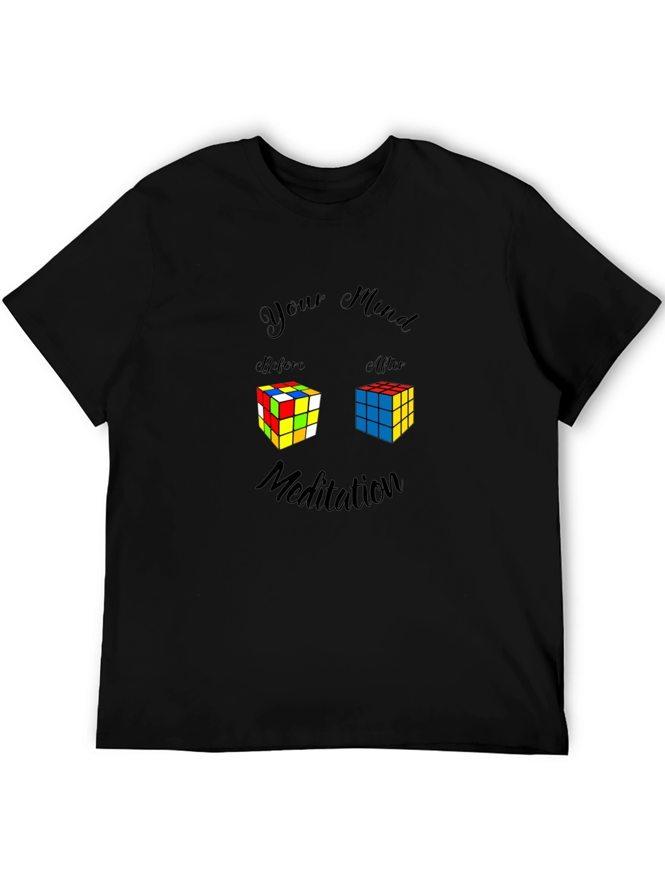 Mind Meditation Rubiks Cube T-Shirt