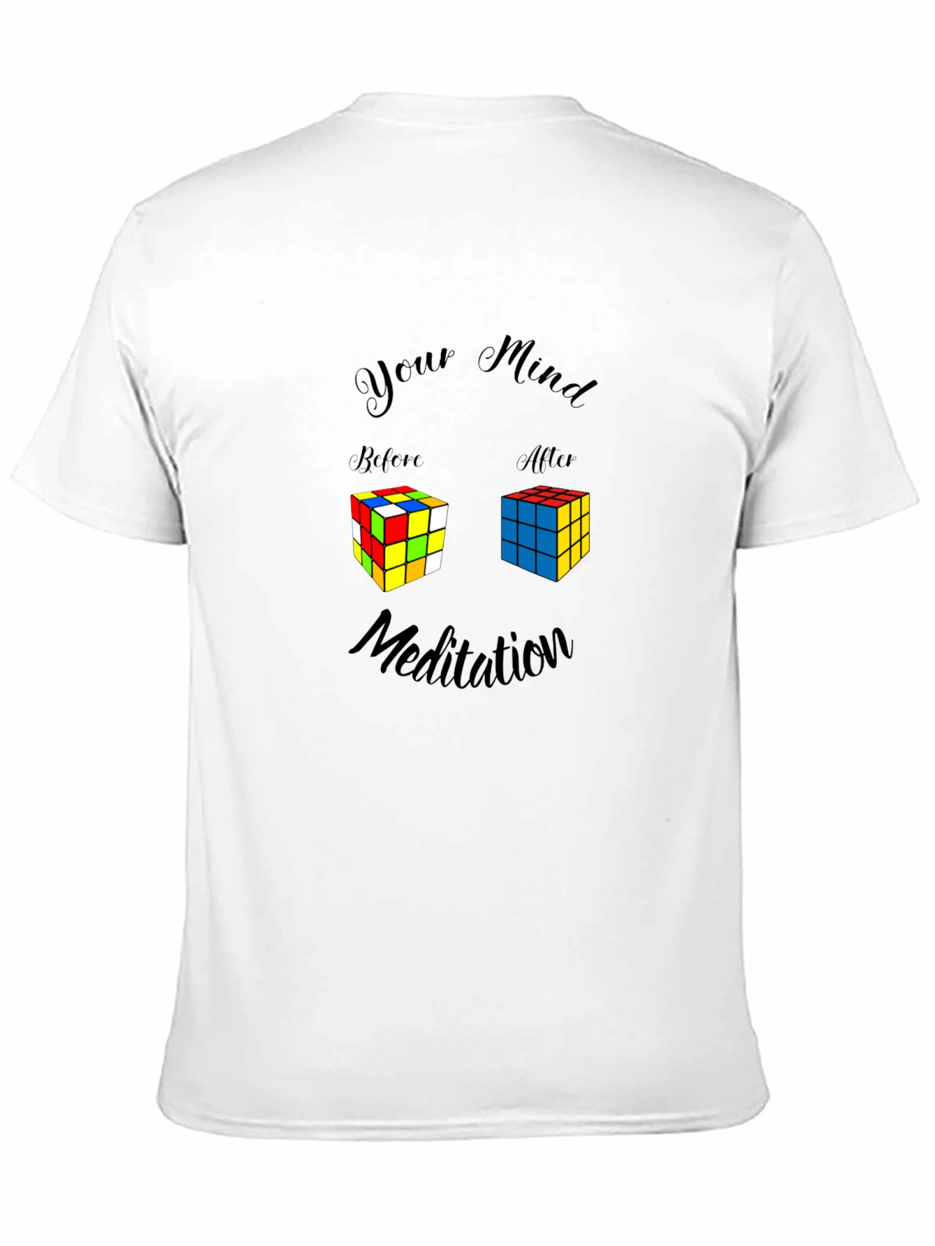 Mind Meditation Rubiks Cube T-Shirt