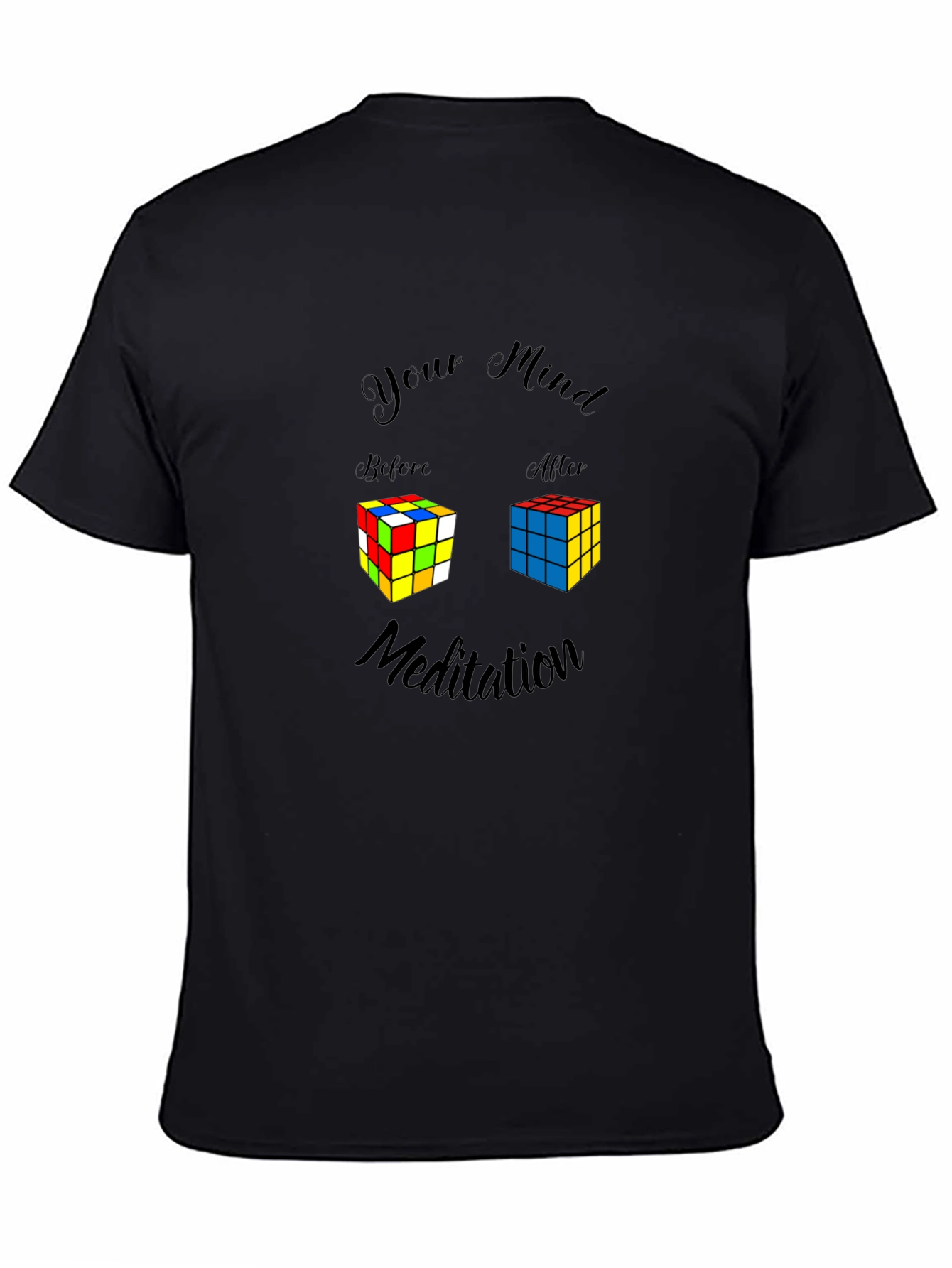 Mind Meditation Rubiks Cube T-Shirt