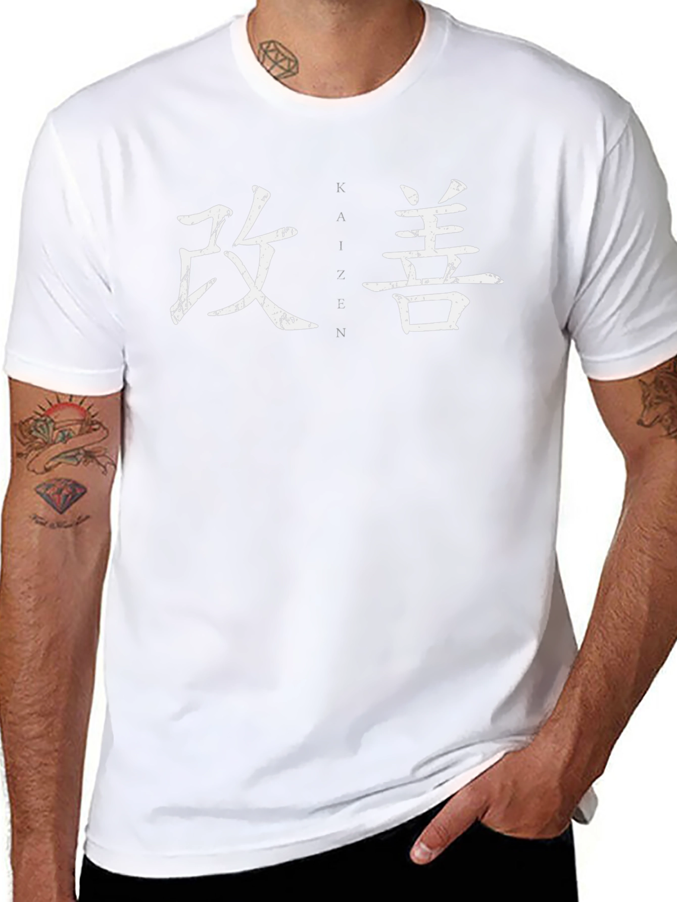 Kaizen T-Shirt - Black Japanese Improve
