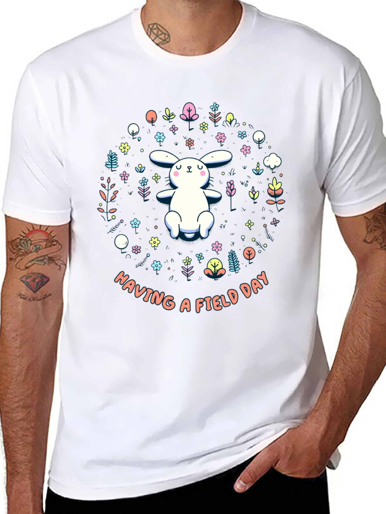 Bunny Field Day Graphic Tee