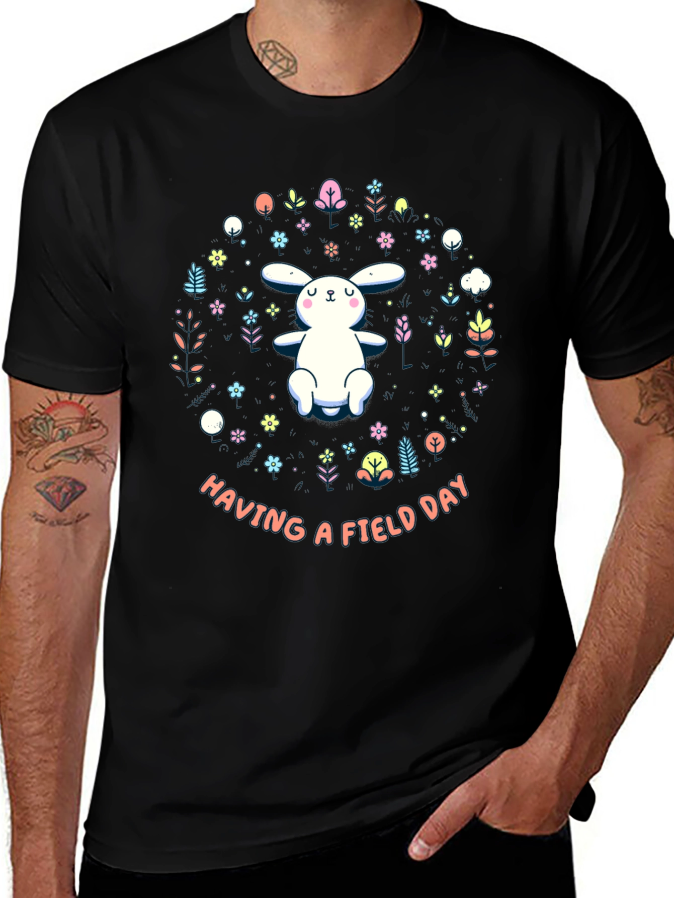 Bunny Field Day Graphic Tee