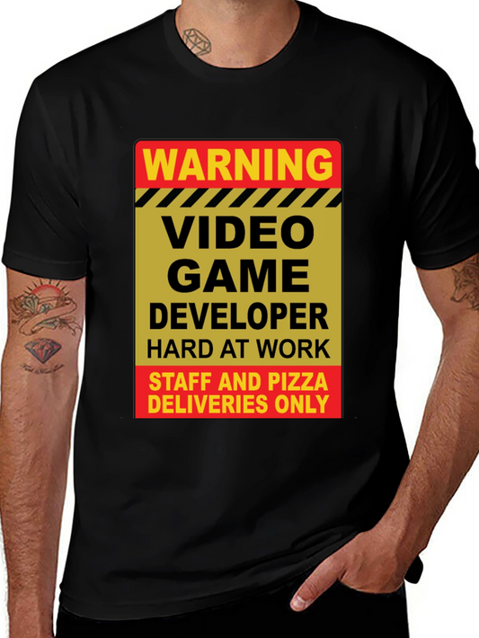 Video Game Developer Warning T-Shirt - Funny Gift