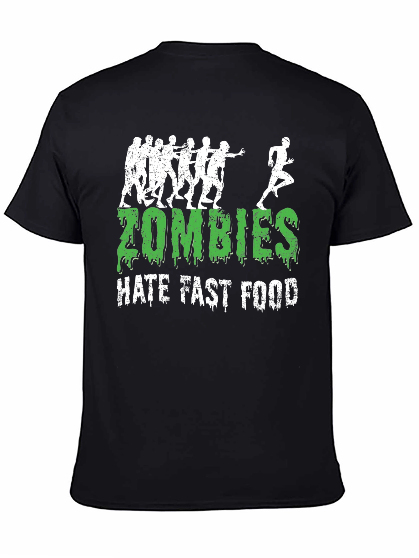 Zombies Hate Fast Food Graphic Tee