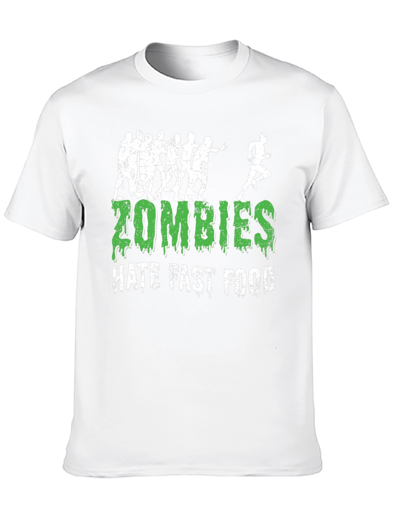 Zombies Hate Fast Food Graphic Tee