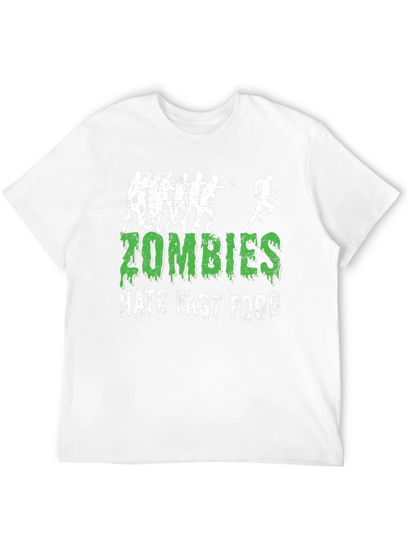 Zombies Hate Fast Food Graphic Tee