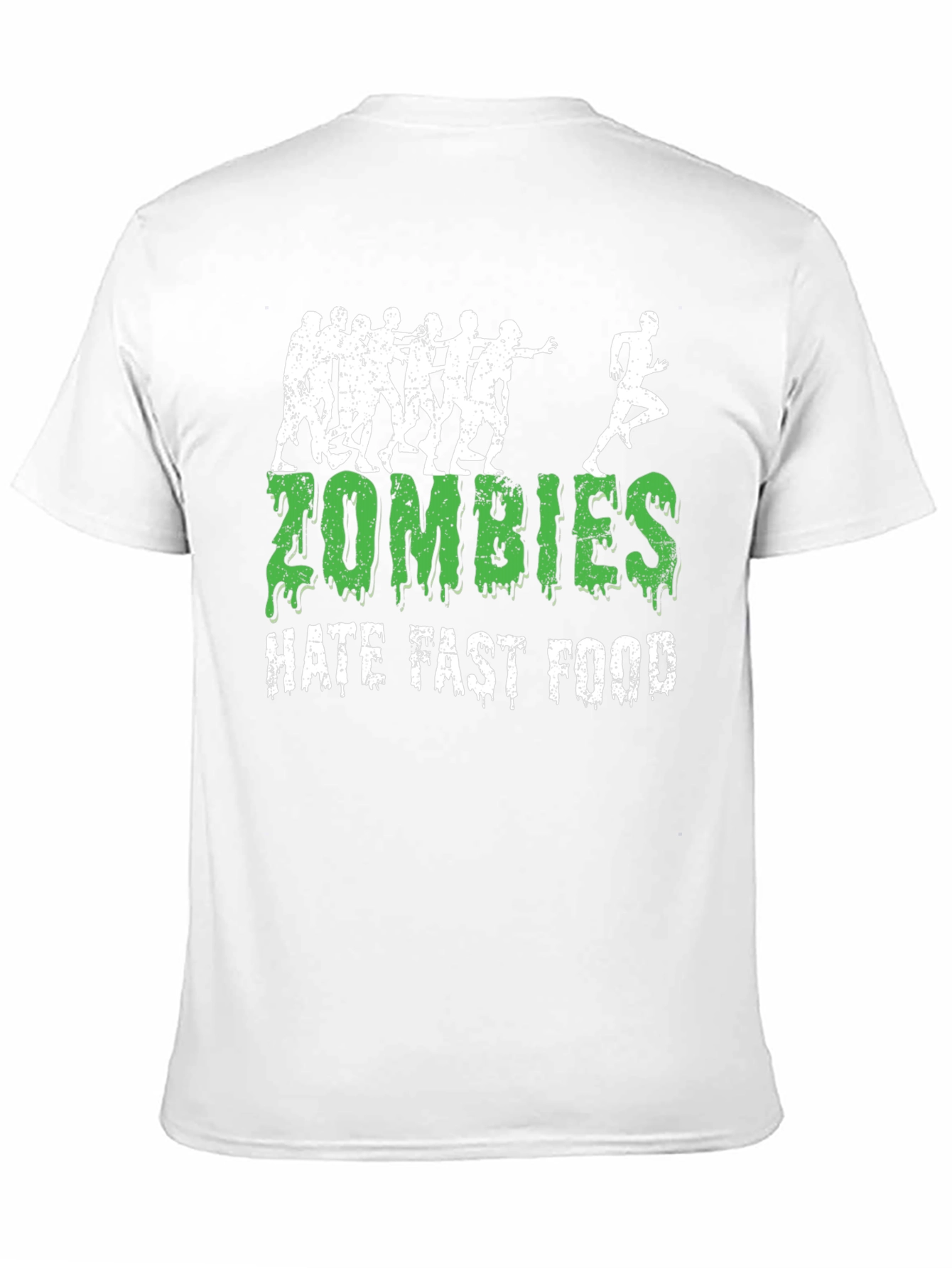 Zombies Hate Fast Food Graphic Tee