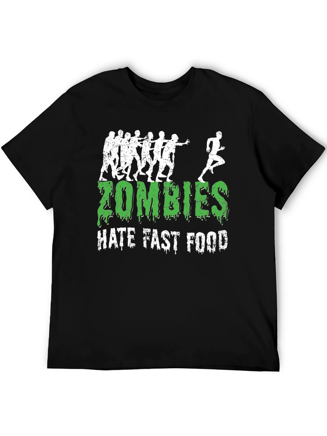 Zombies Hate Fast Food Graphic Tee