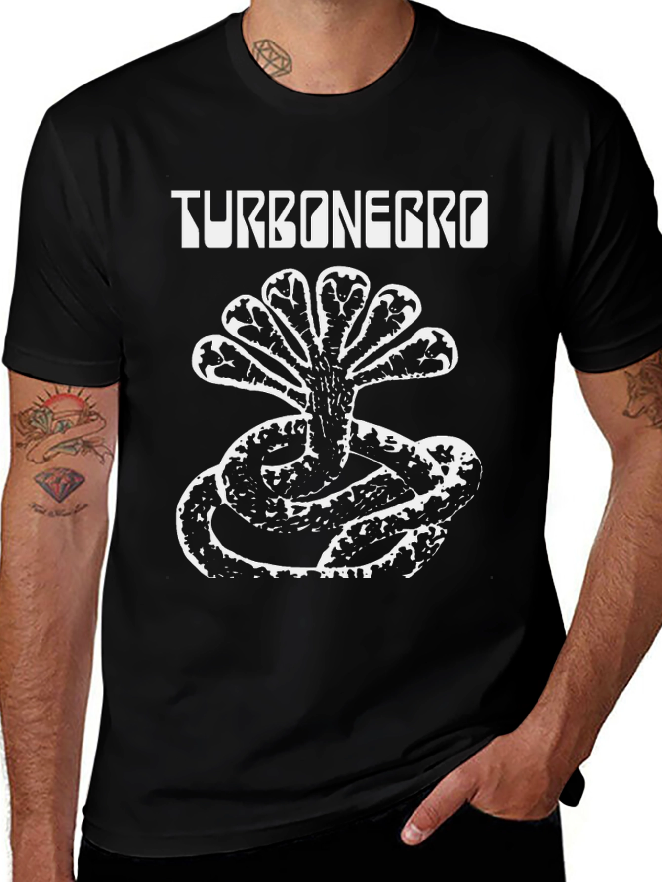 Turbonegro Snake T-Shirt - Black Rock Band Tee