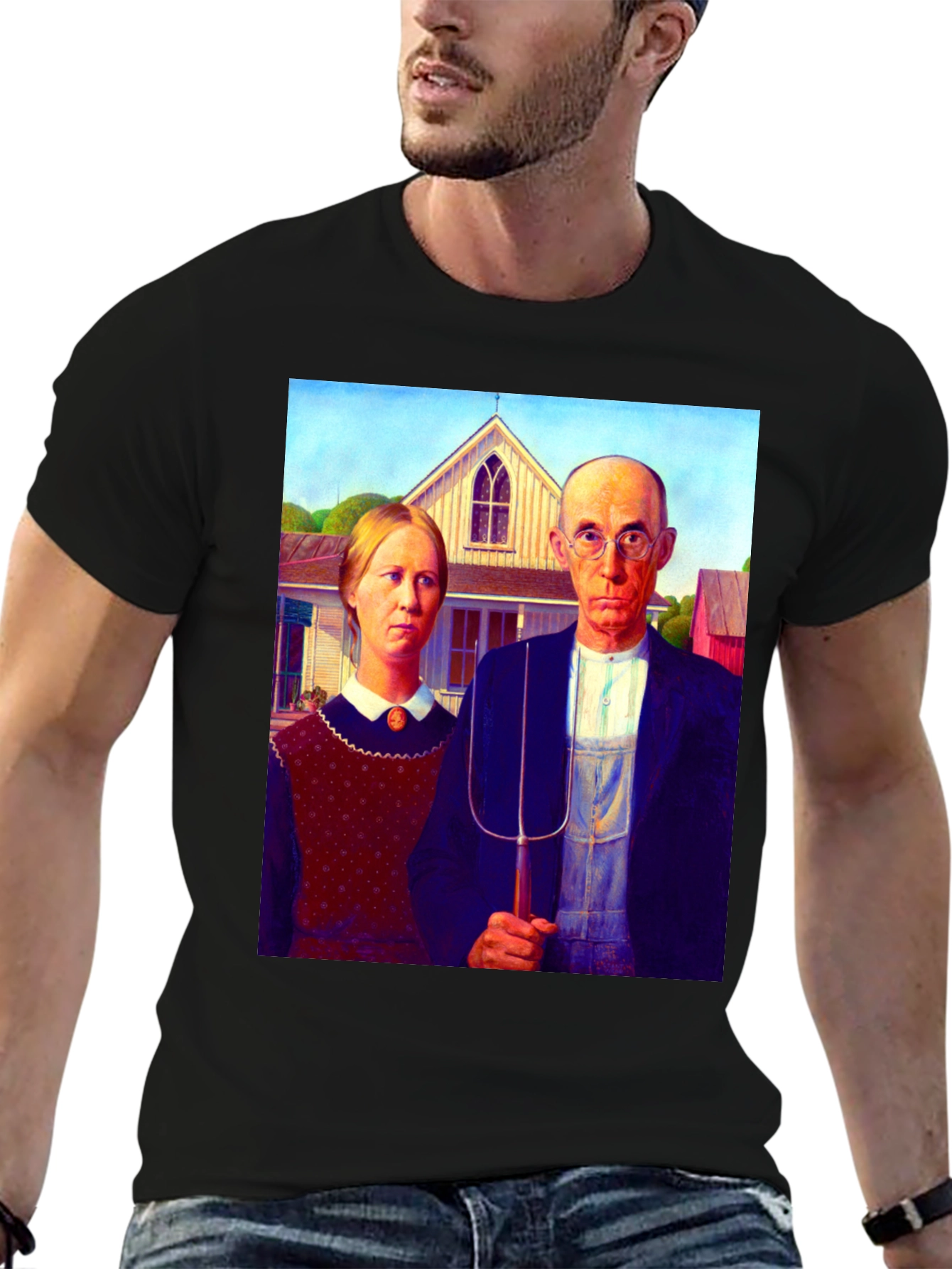 American Gothic Art Print Tee