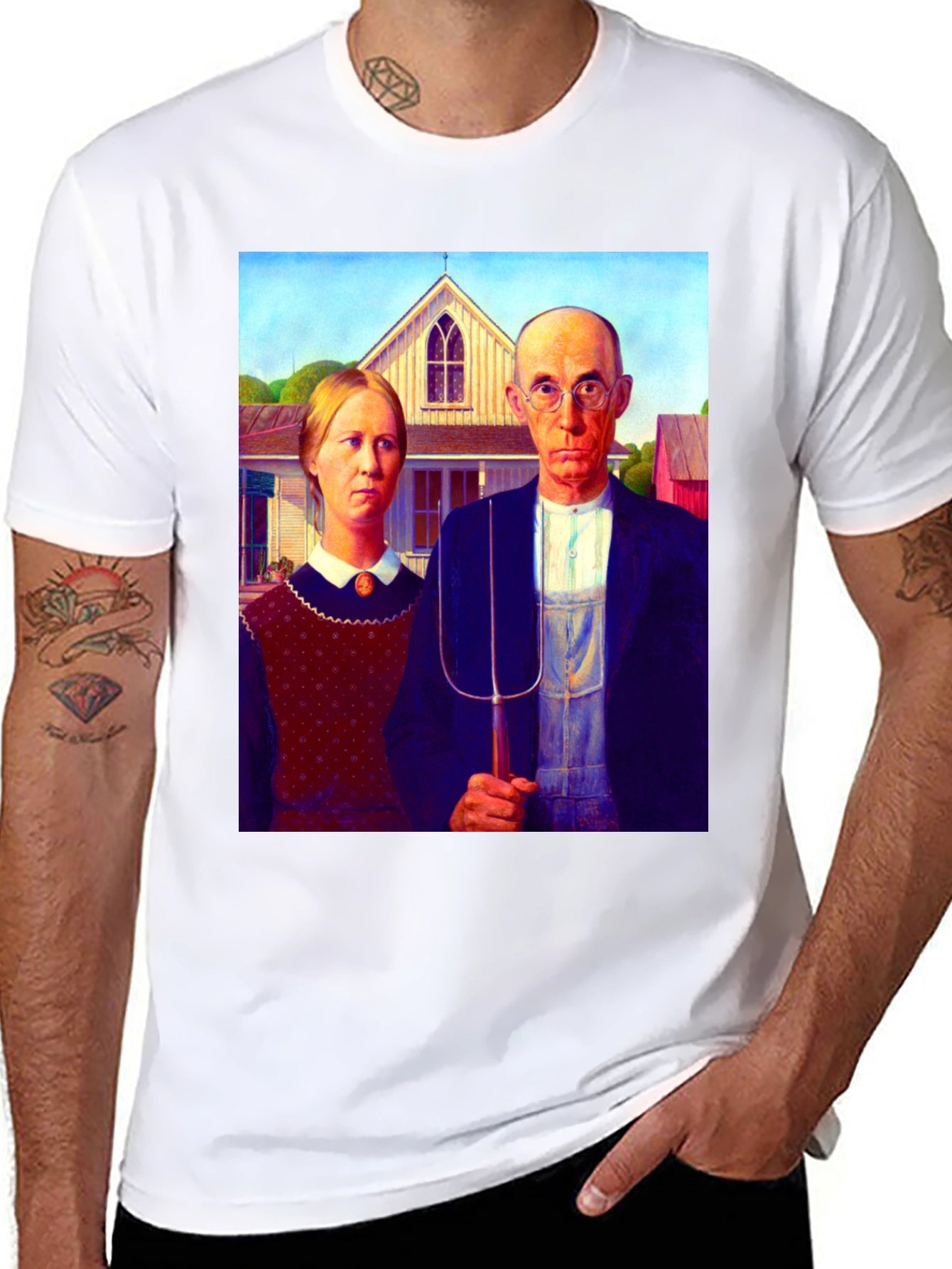 American Gothic Art Print Tee