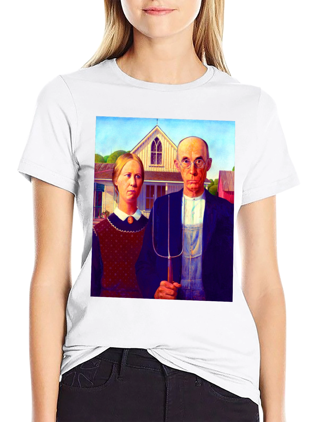 American Gothic Art Print Tee