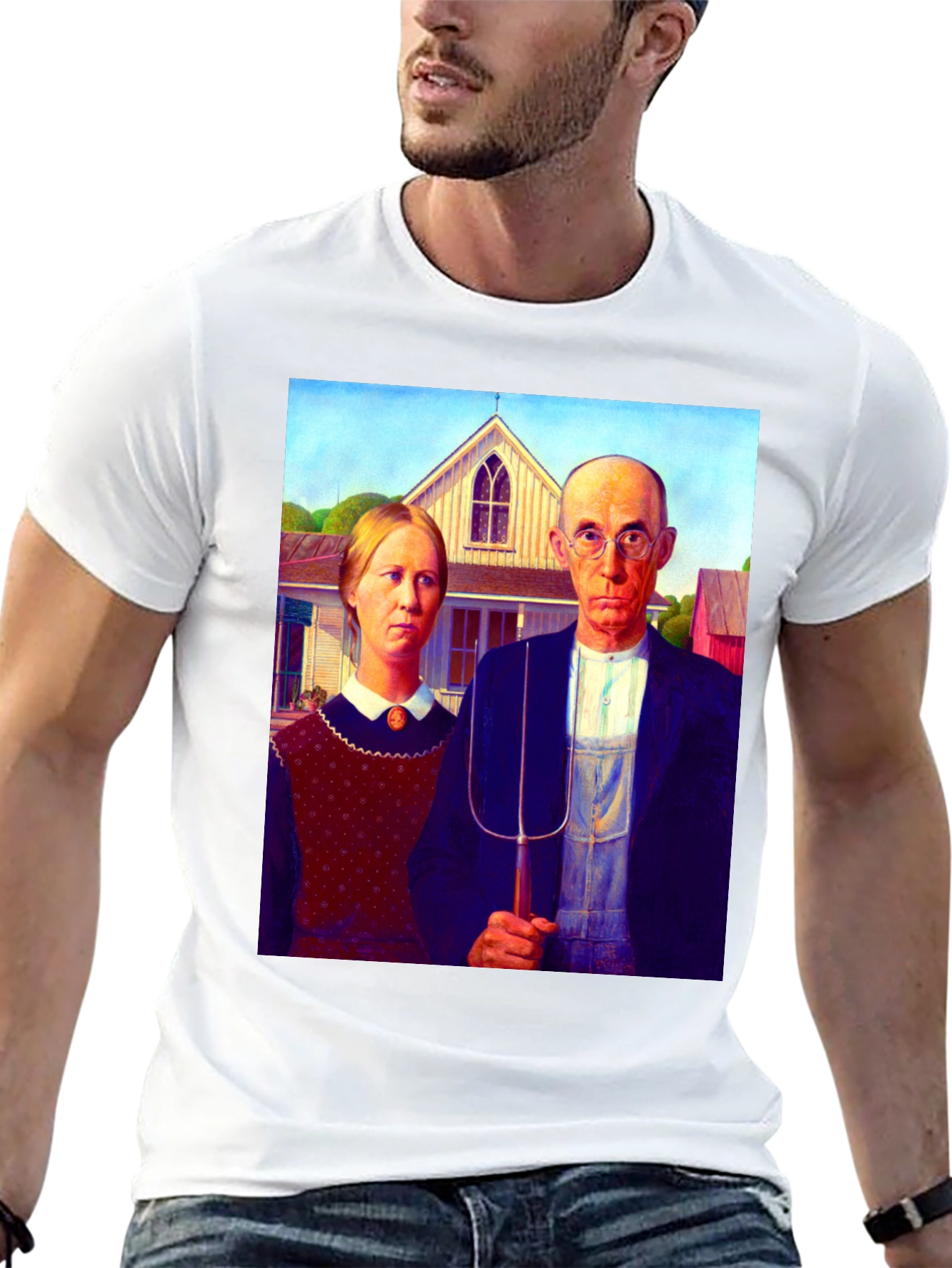 American Gothic Art Print Tee
