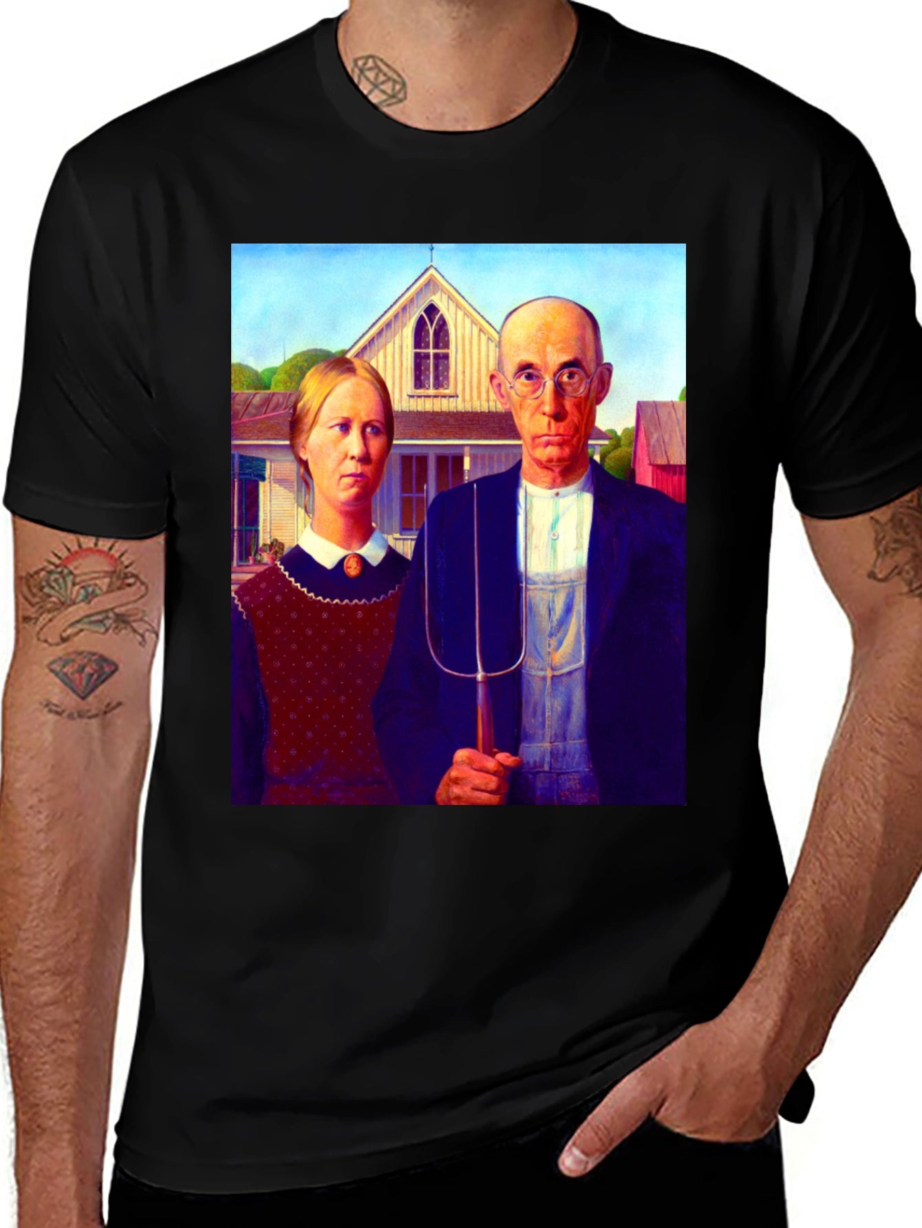 American Gothic Art Print Tee