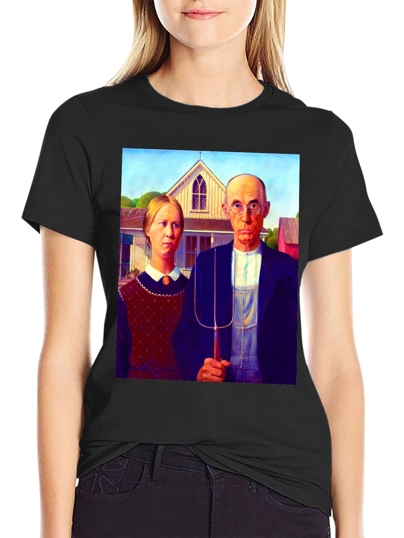 American Gothic Art Print Tee