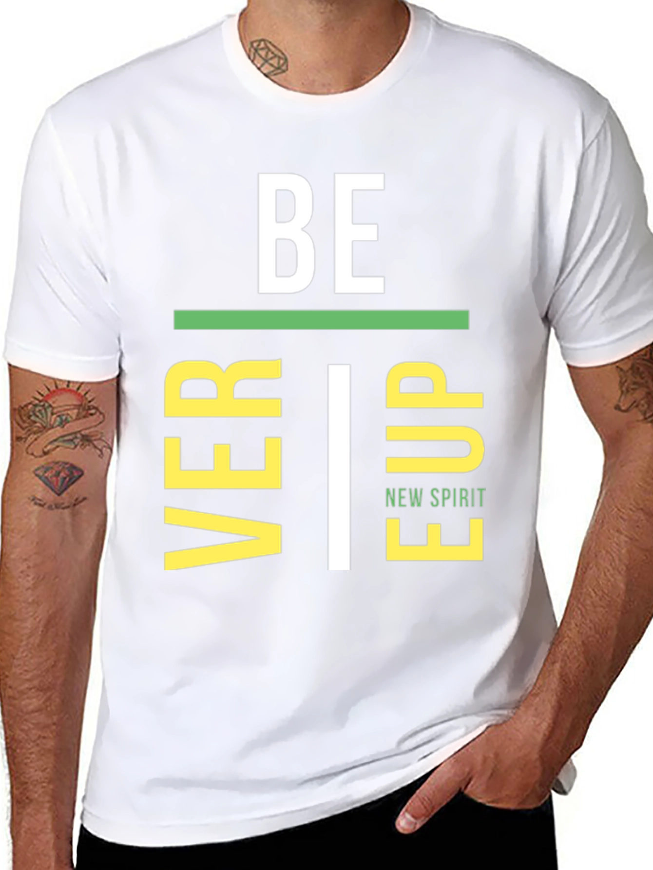 Stylish Black T-Shirt with Bold Graphic Print