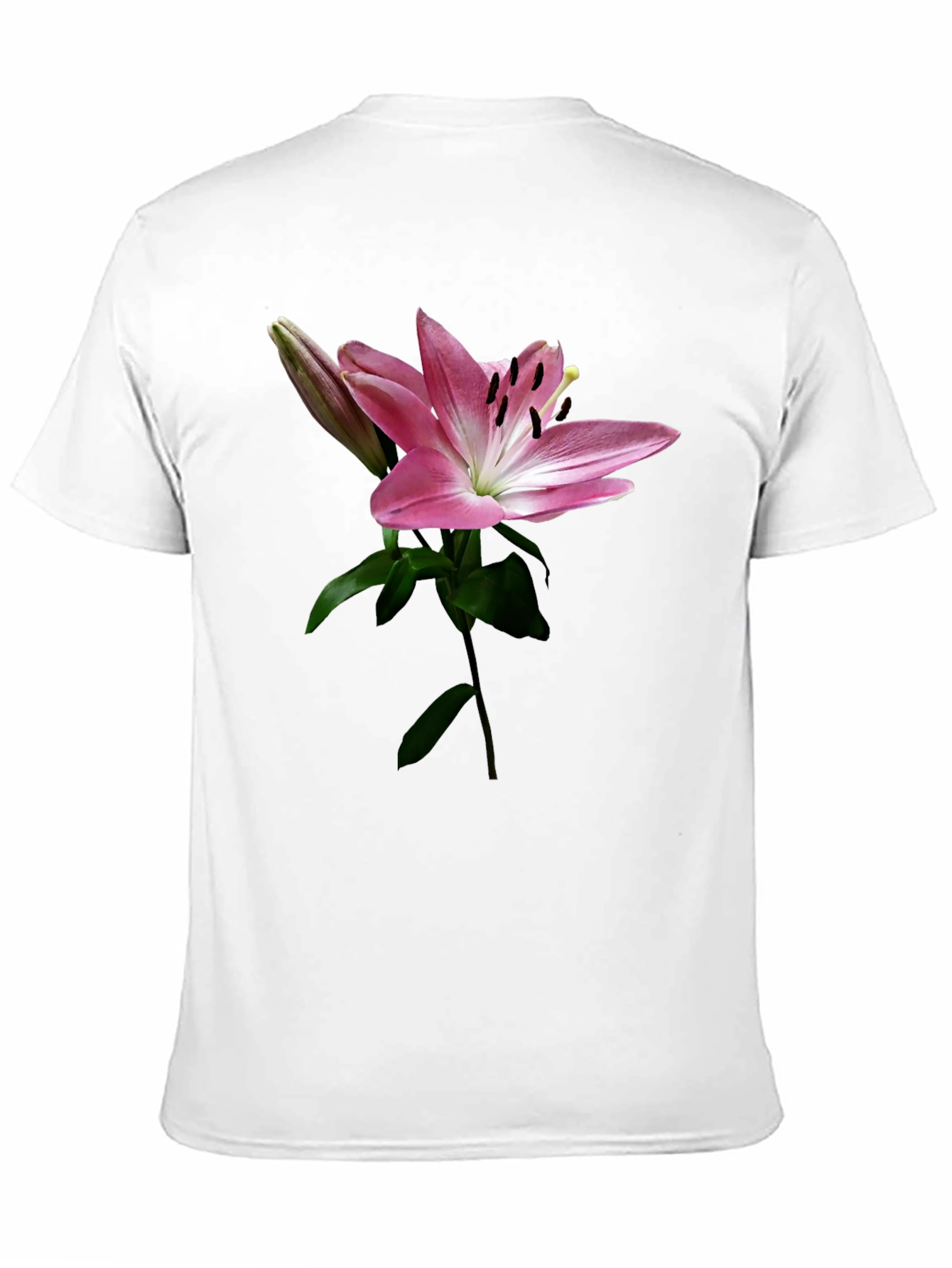 Floral Lily Print T-Shirt