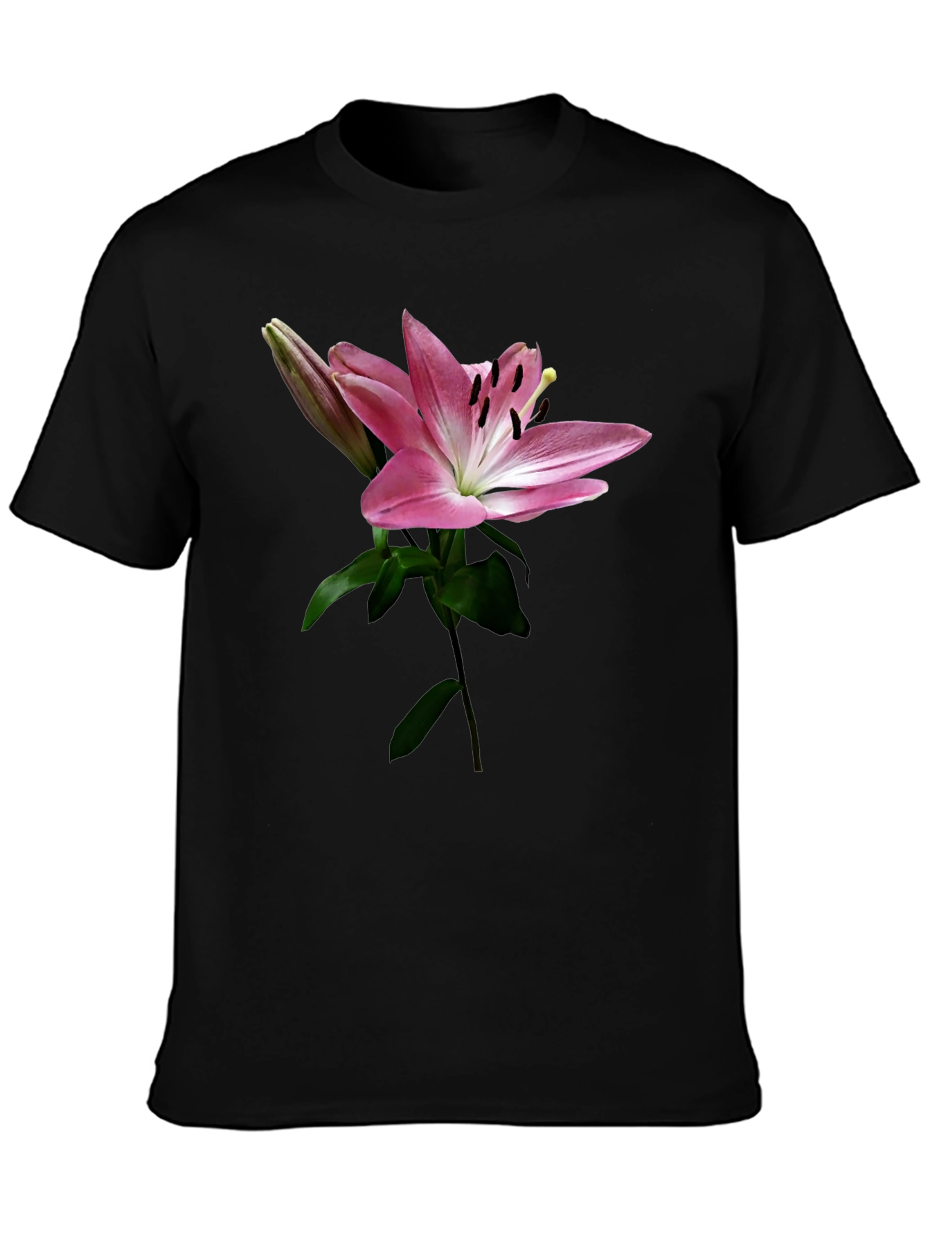 Floral Lily Print T-Shirt