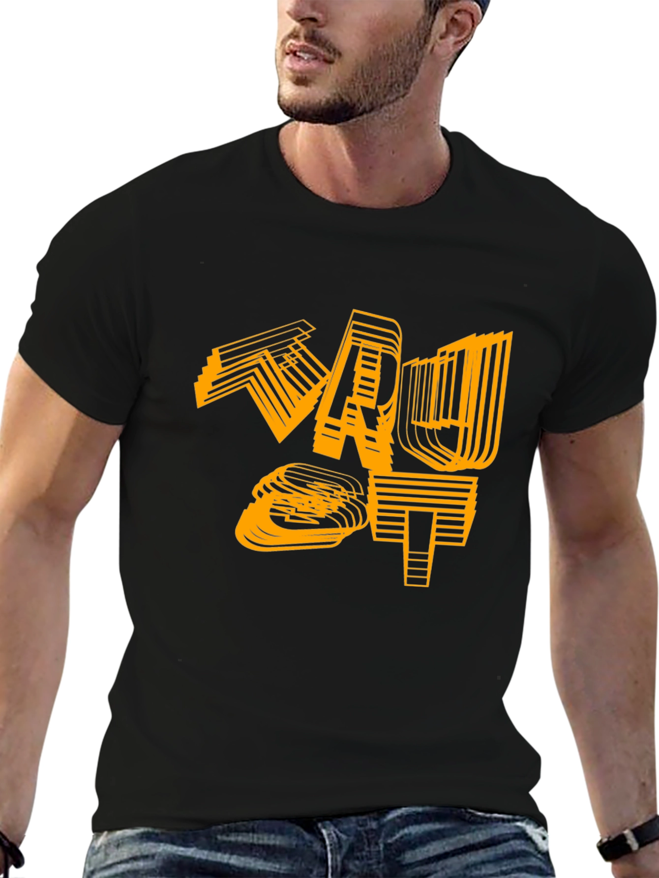 Abstract Graphic Tee - Modern Streetwear T-Shirt