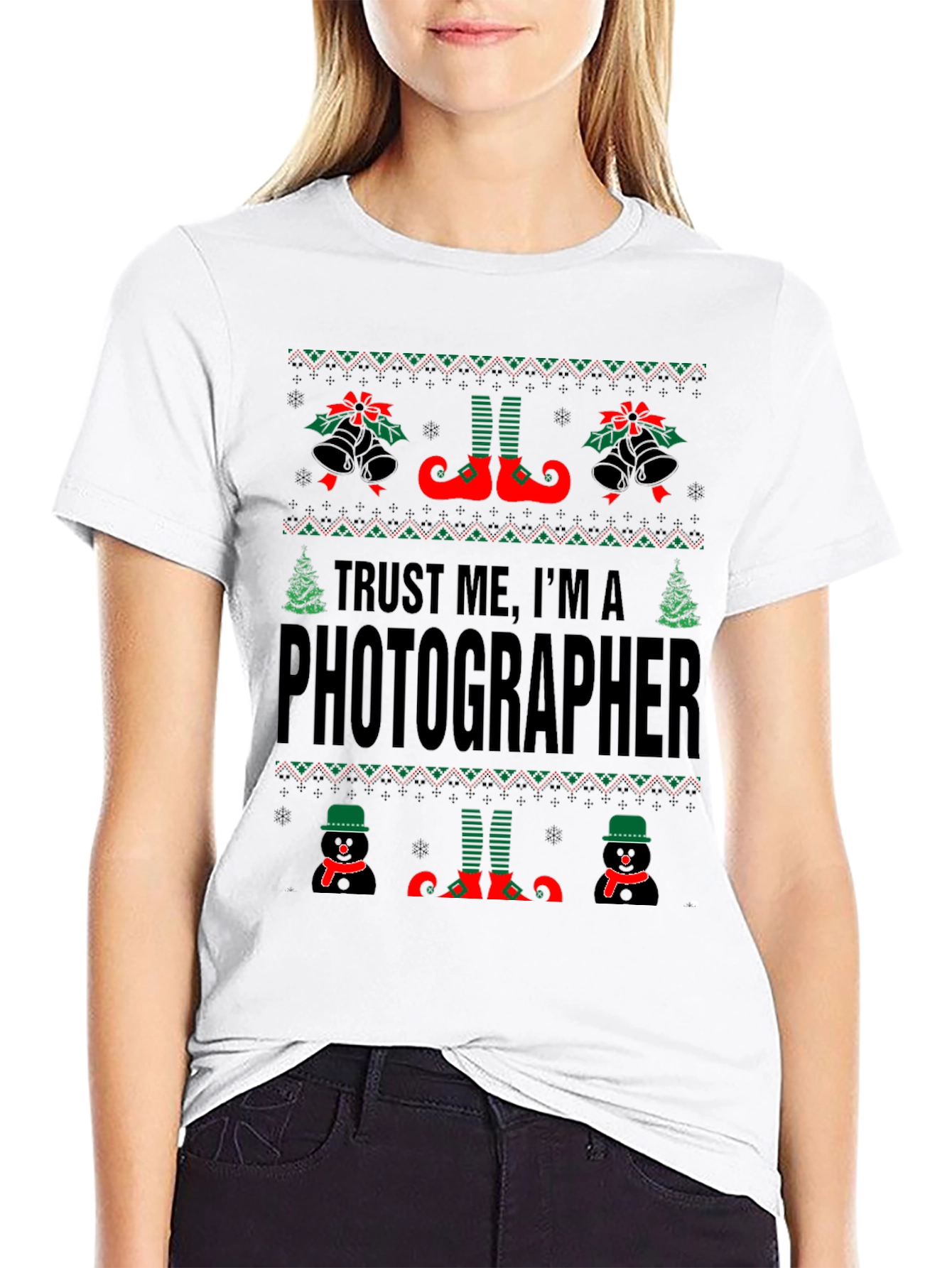 Trust Me Im a Photographer Christmas Sweater T-Shirt