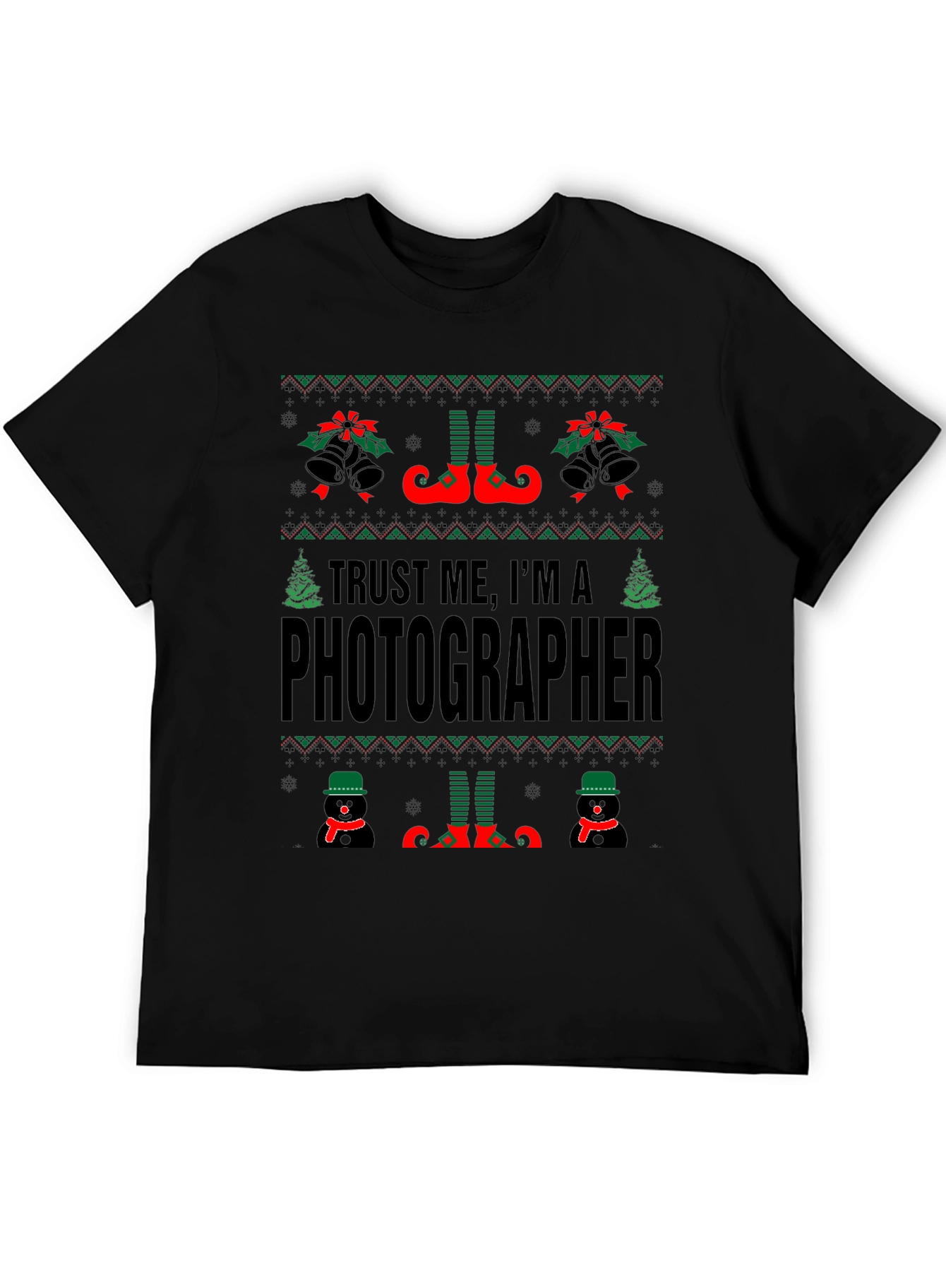 Trust Me Im a Photographer Christmas Sweater T-Shirt