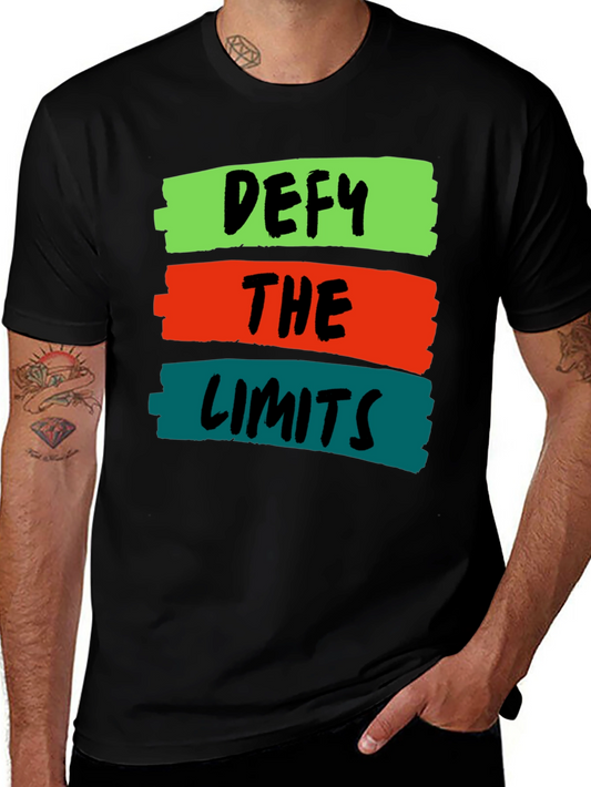Defy the Limits Graphic Tee - Bold Statement Shirt