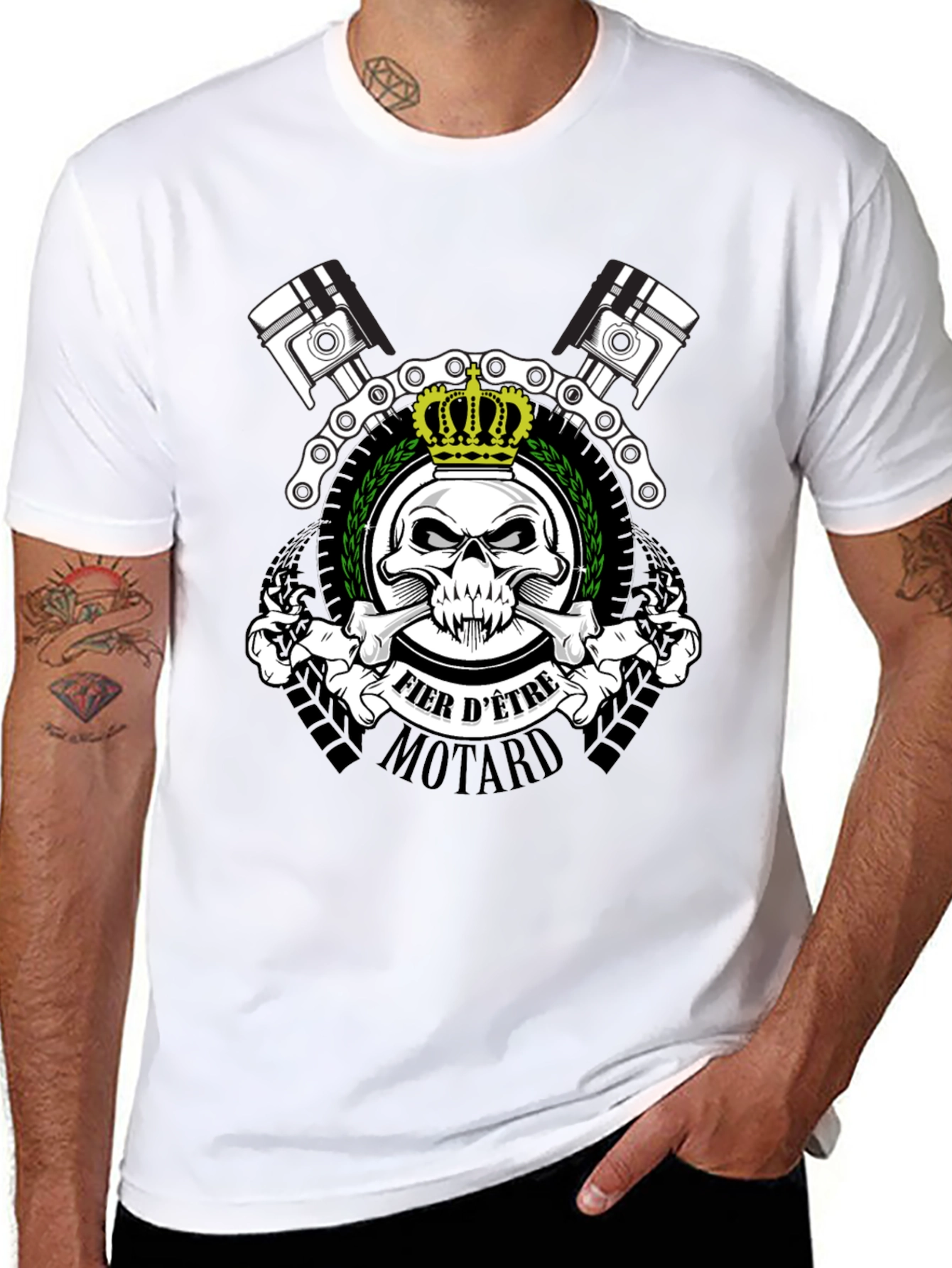 Fier DEtre Motard Graphic T-Shirt
