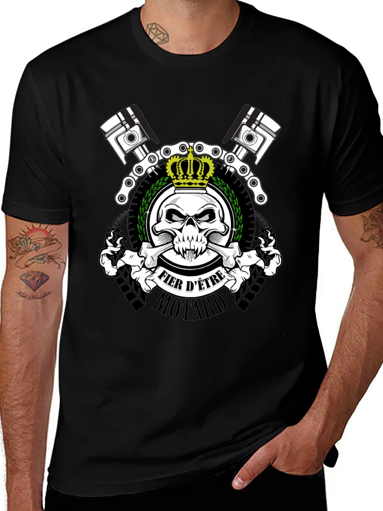Fier DEtre Motard Graphic T-Shirt