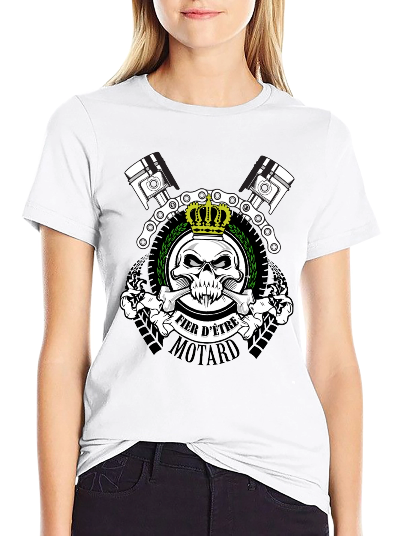 Fier DEtre Motard Graphic T-Shirt