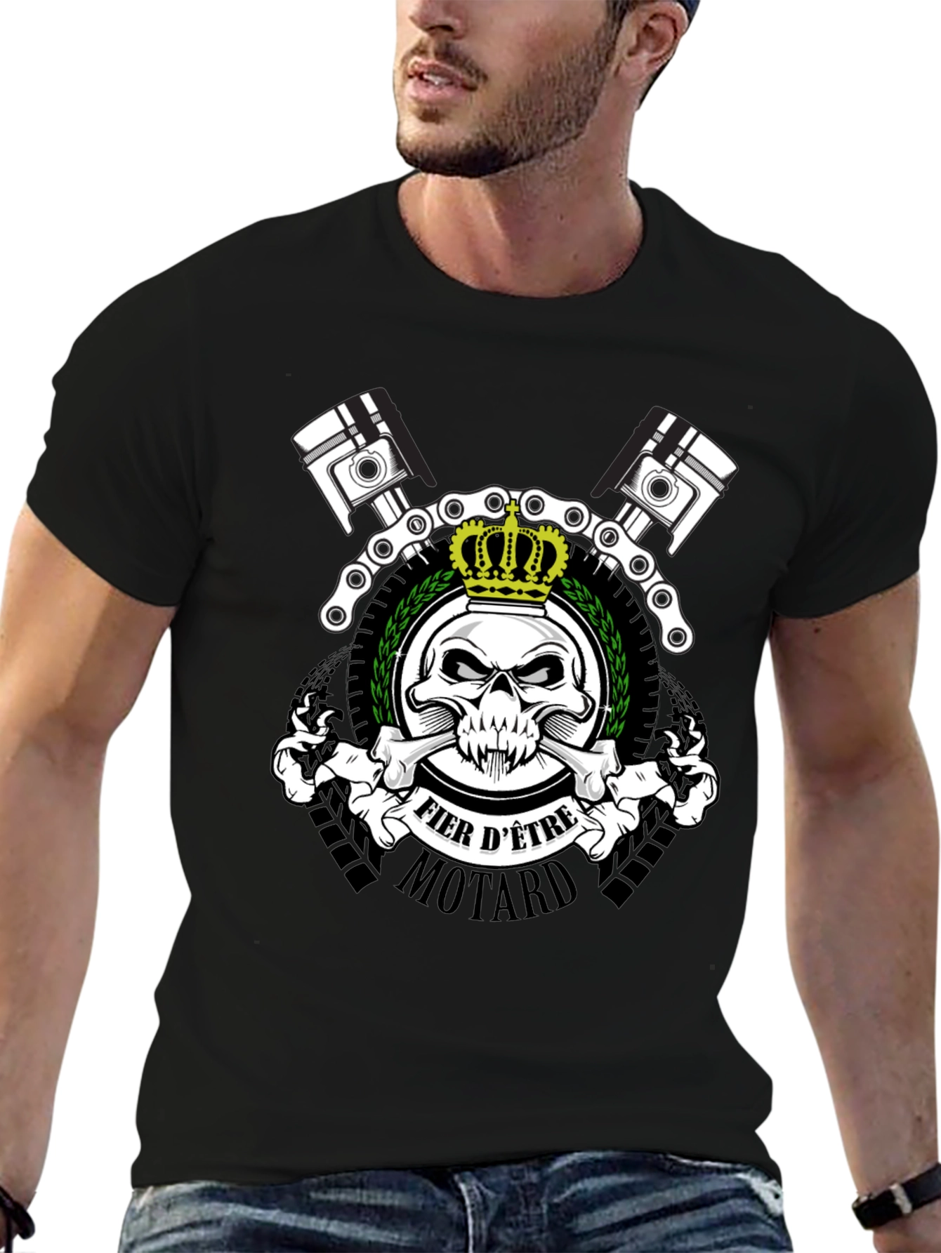Fier DEtre Motard Graphic T-Shirt