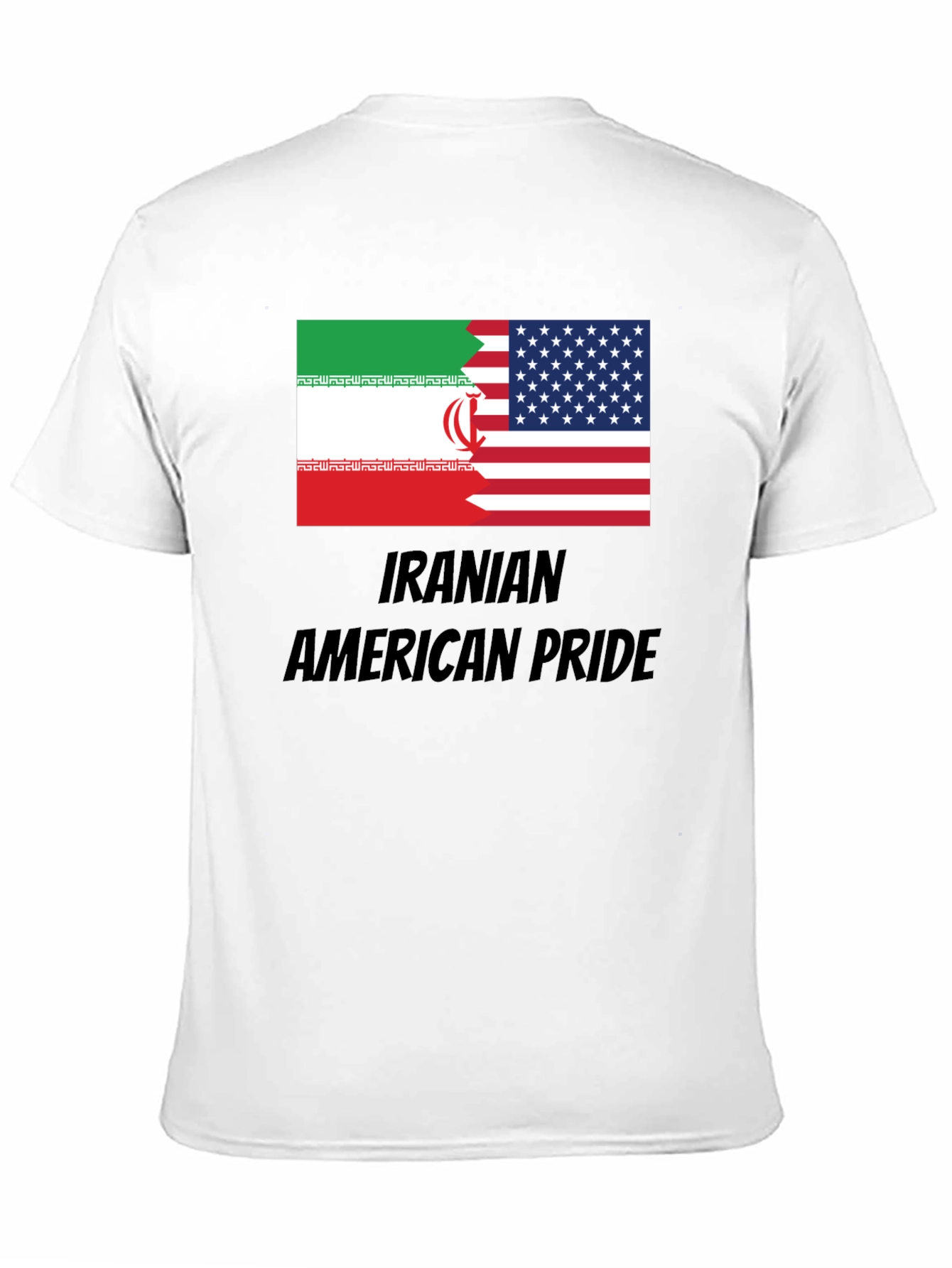 Iranian American Pride Graphic T-Shirt