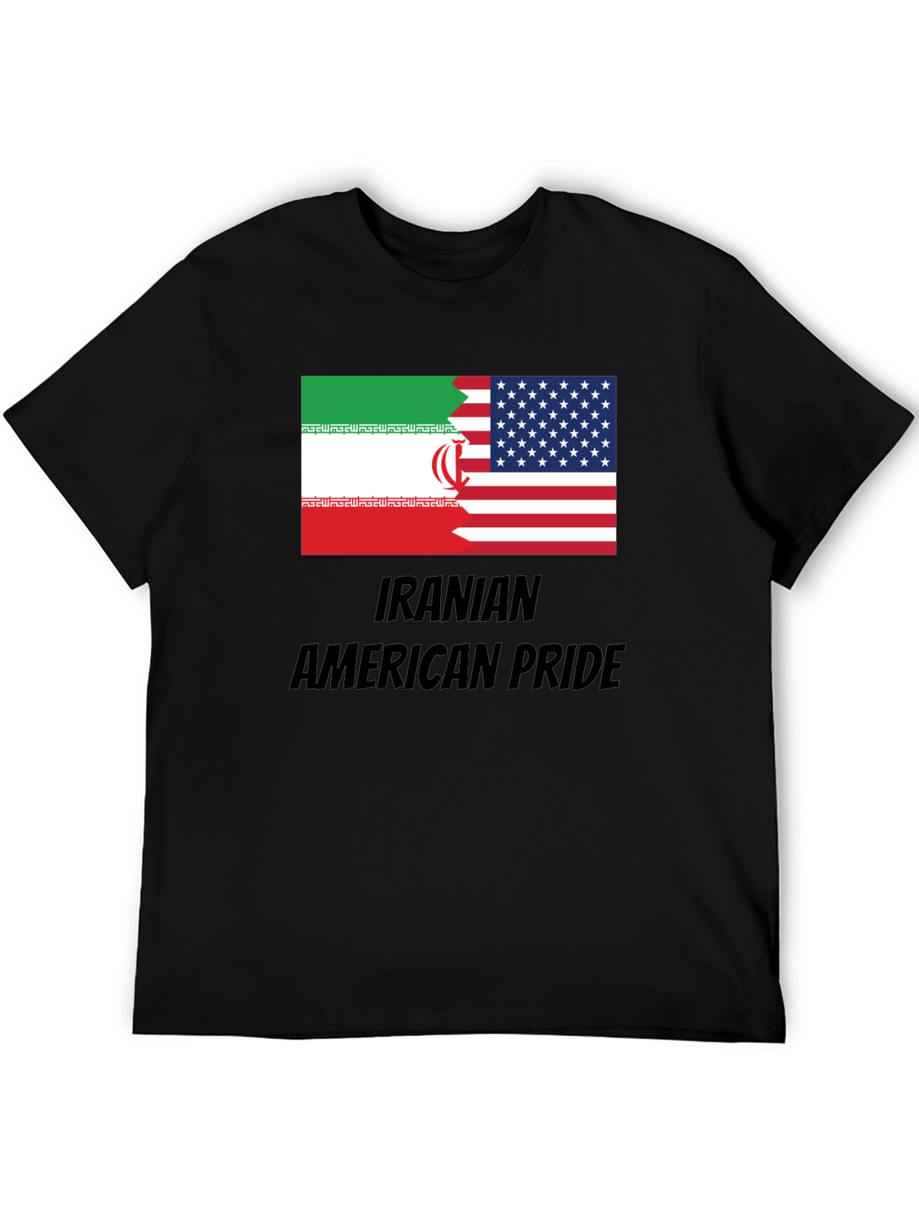 Iranian American Pride Graphic T-Shirt