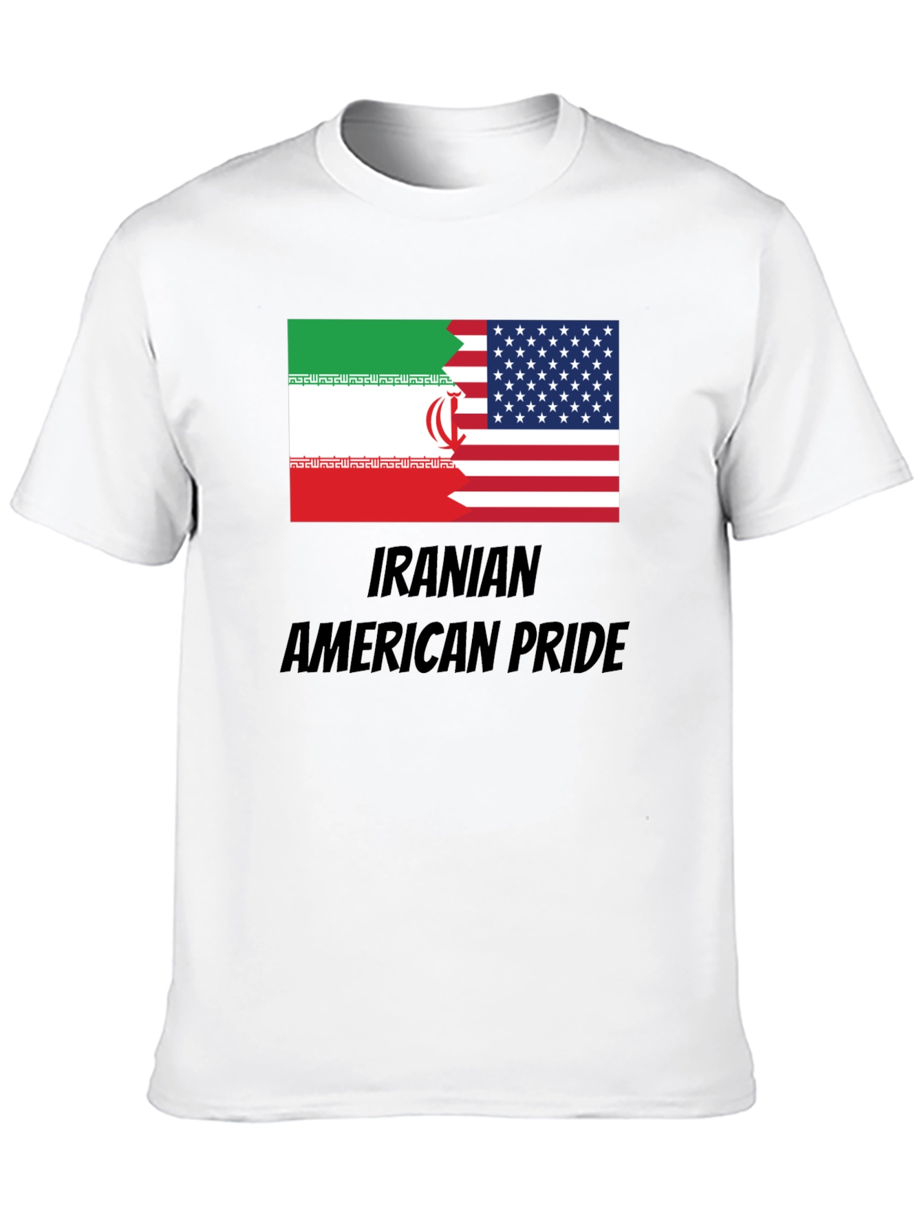 Iranian American Pride Graphic T-Shirt