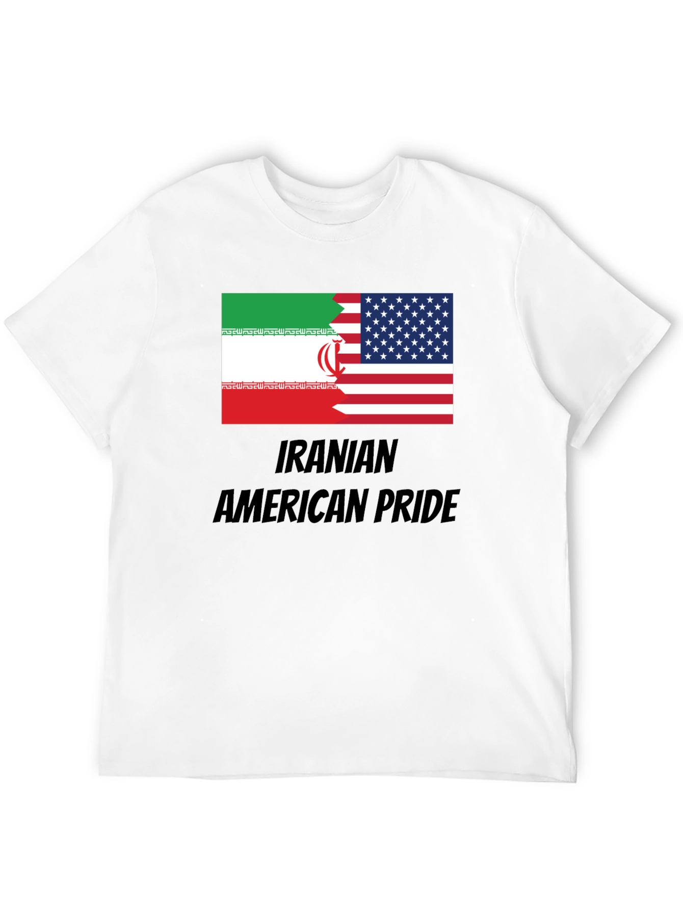 Iranian American Pride Graphic T-Shirt