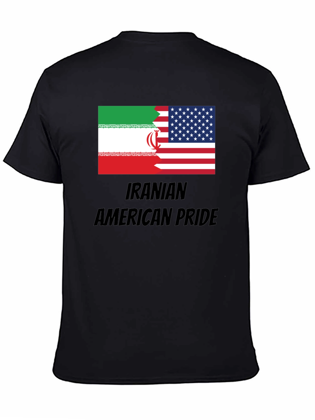Iranian American Pride Graphic T-Shirt