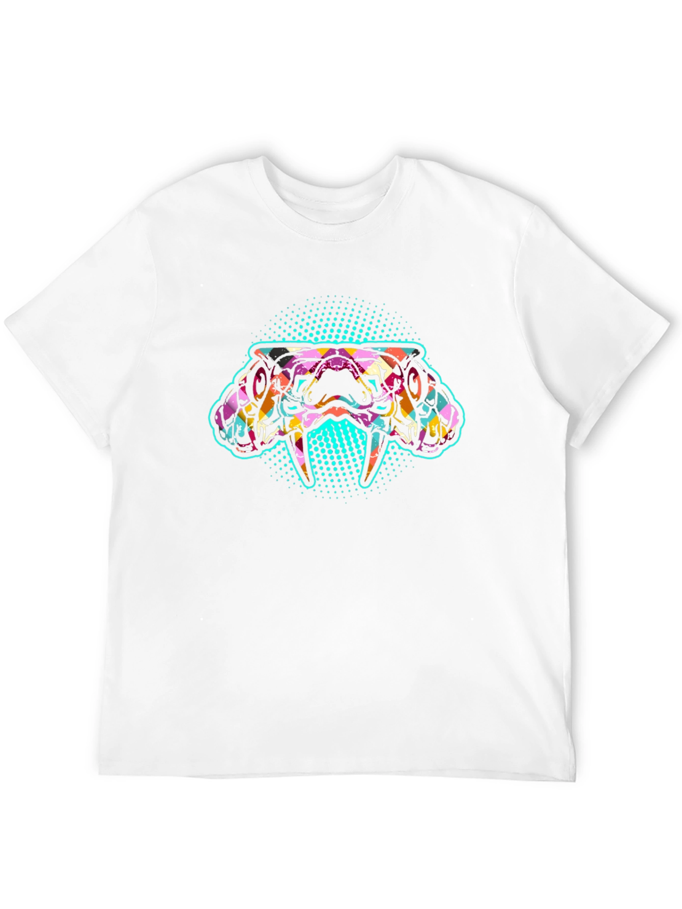 Psychedelic Snake Graphic Tee - Bold & Unique Design