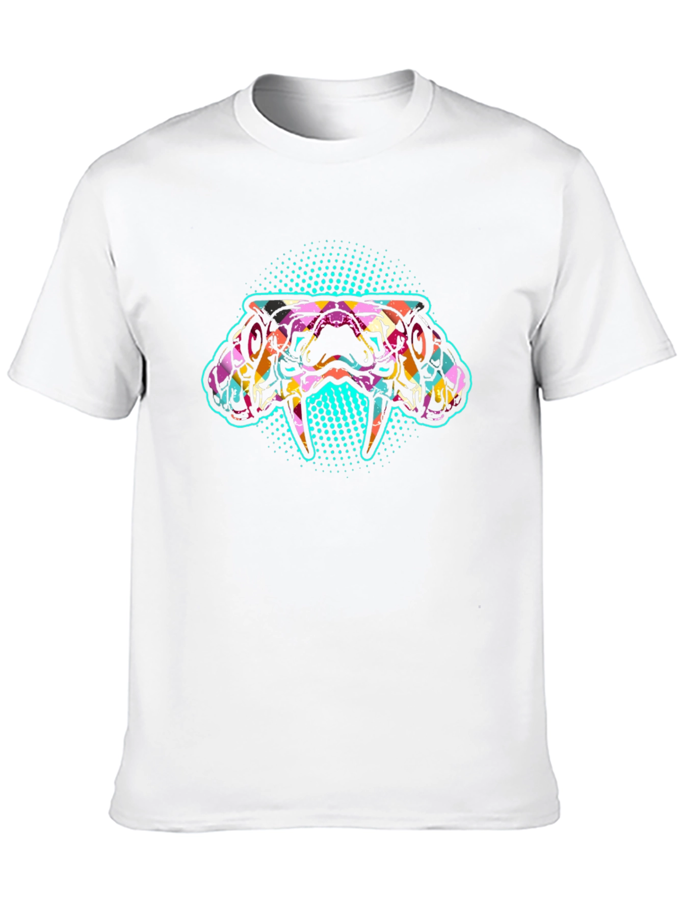 Psychedelic Snake Graphic Tee - Bold & Unique Design