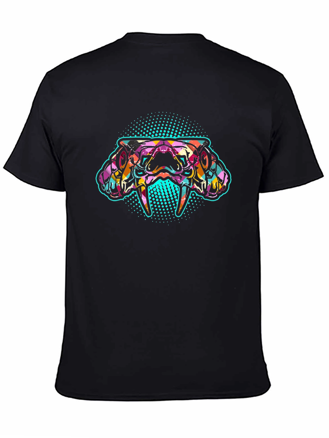 Psychedelic Snake Graphic Tee - Bold & Unique Design