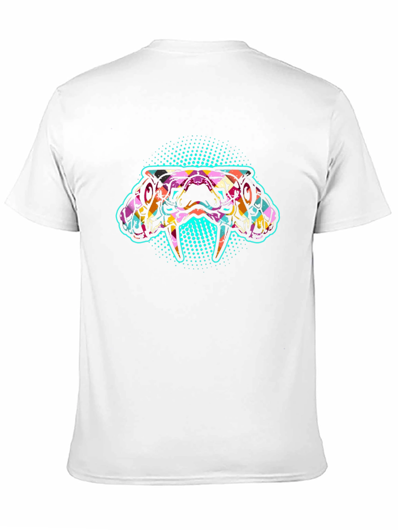 Psychedelic Snake Graphic Tee - Bold & Unique Design