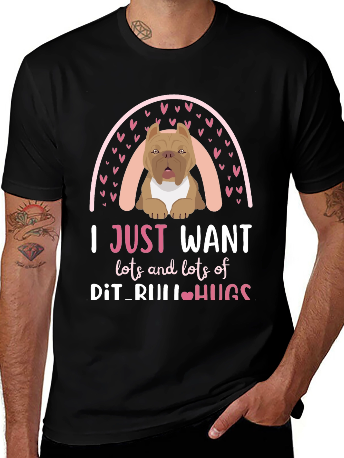 Pit Bull Hugs T-Shirt