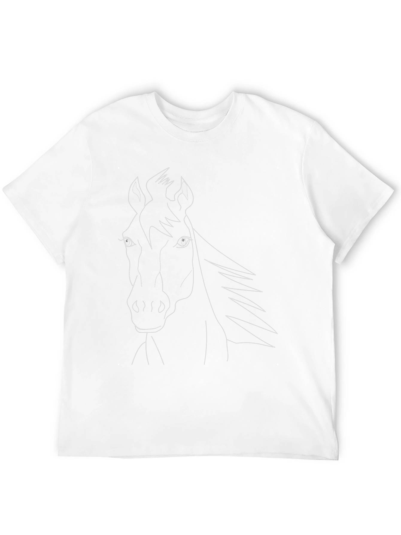 Black Horse Graphic Tee - Stylish Casual Wear