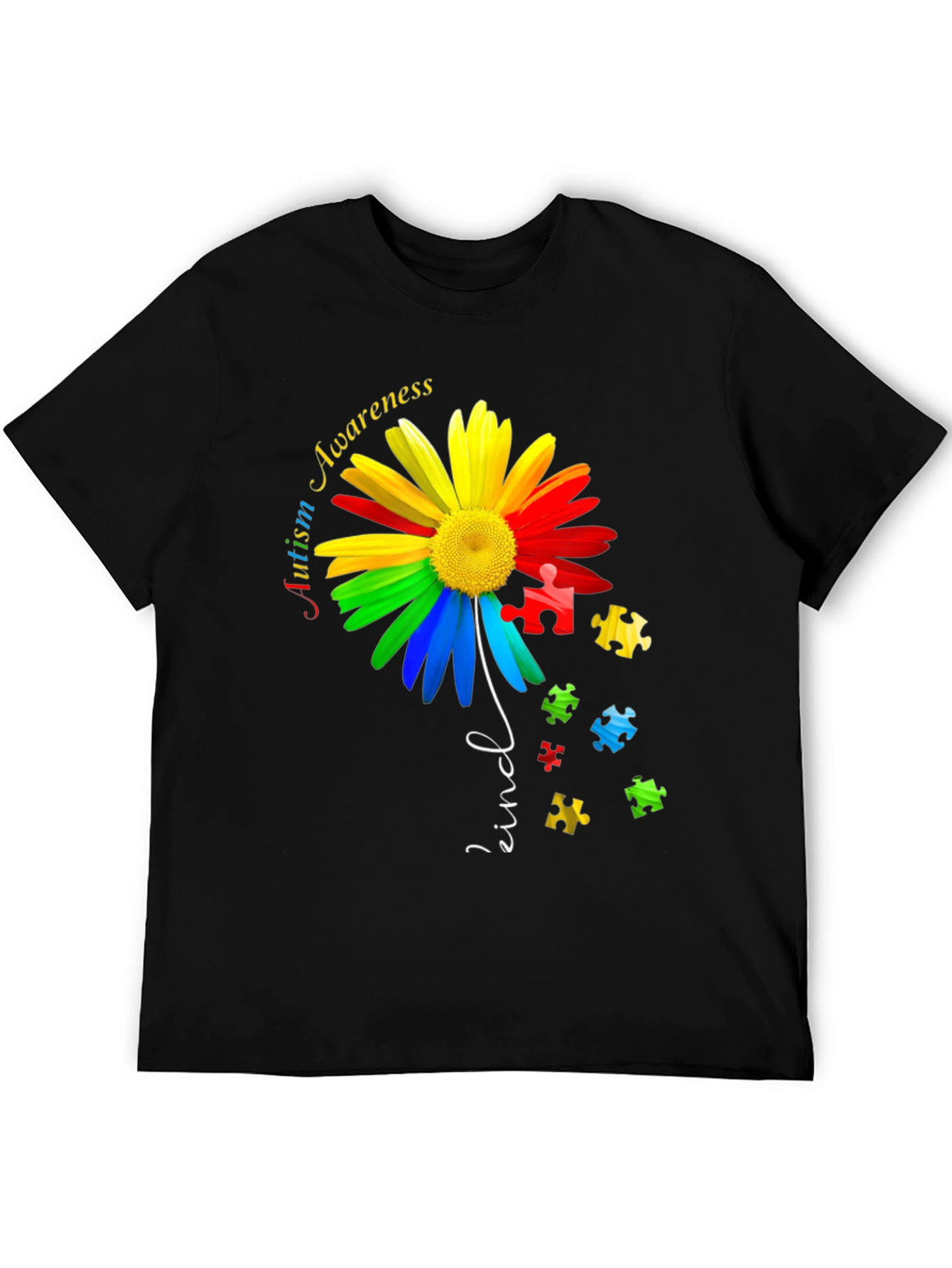 Autism Awareness Daisy T-Shirt - Kind